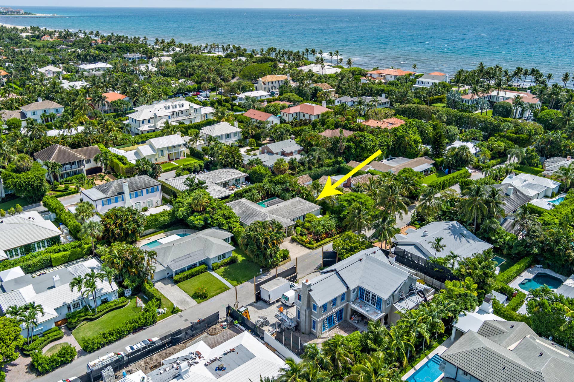 245 COLONIAL Lane, Palm Beach, FL 33480 Aerial