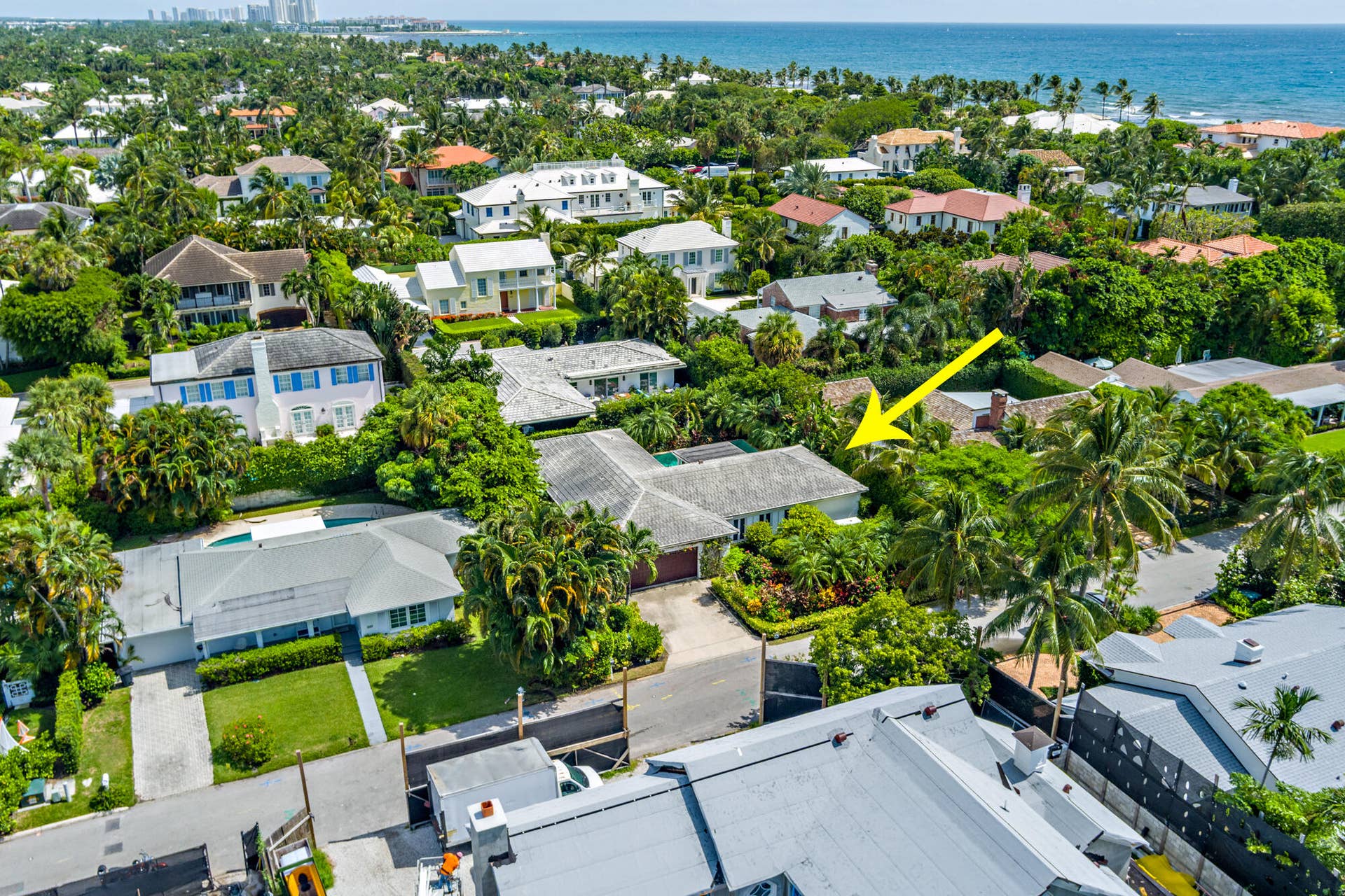 245 COLONIAL Lane, Palm Beach, FL 33480 Aerial