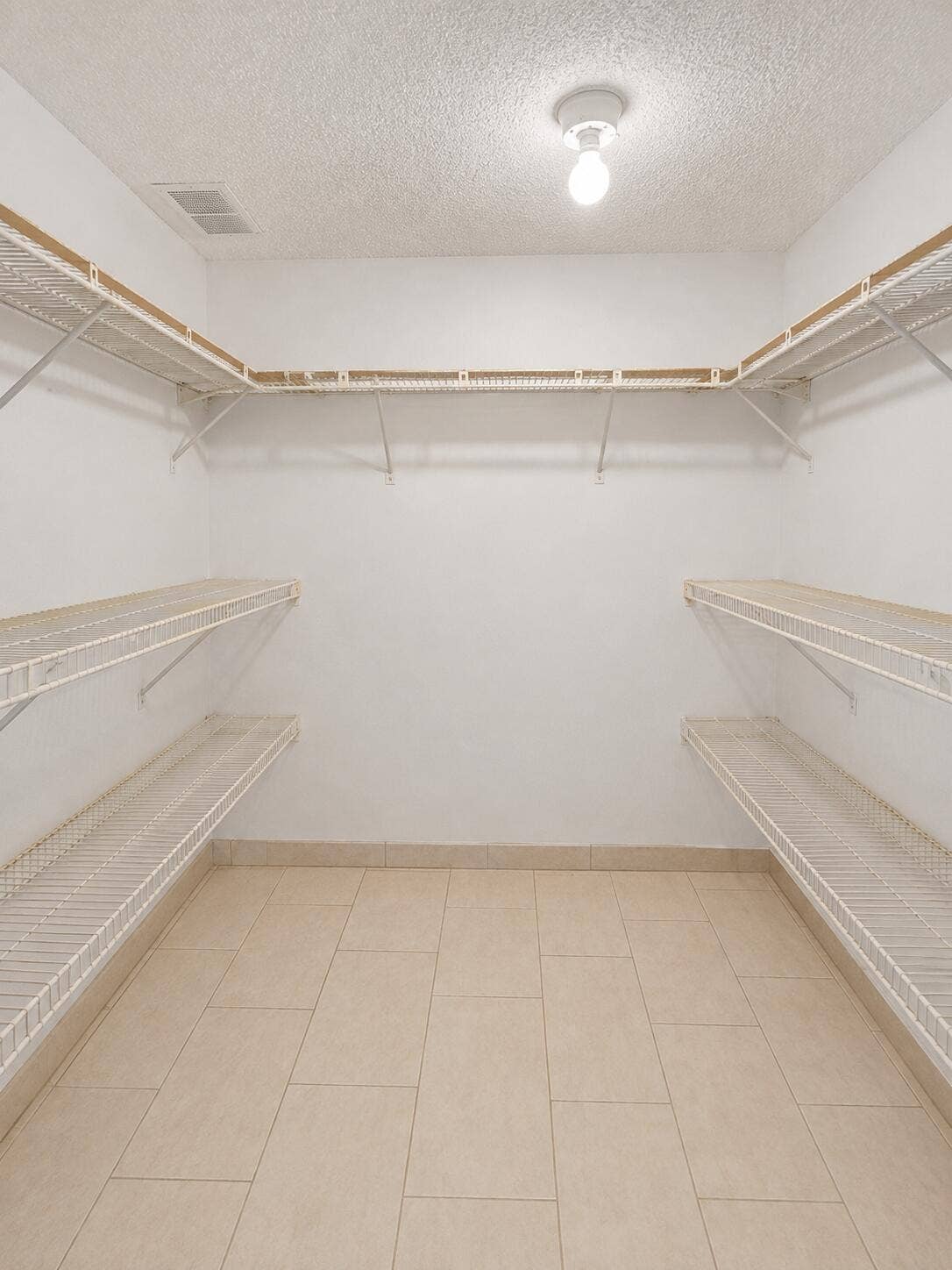 Large walk-in closet in addition to an external storage room for Residents