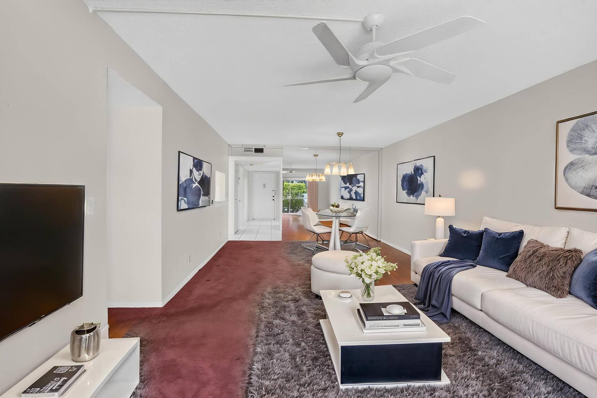 15234 Lakes Of Delray Boulevard, #254, Delray Beach, FL 33484 Living Dining Virtual
