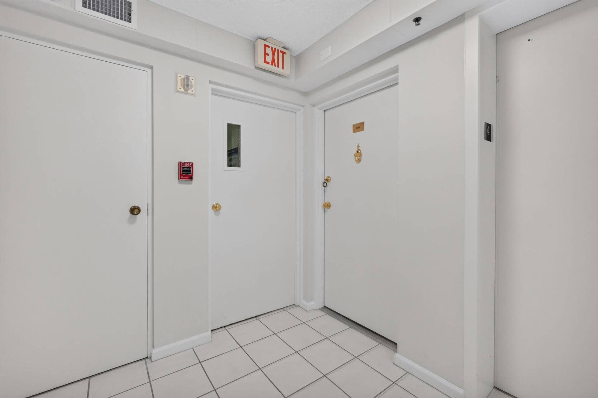 2800 N OCEAN Drive, #B-4A, Singer Island, FL 33404 Entry Door to Unit