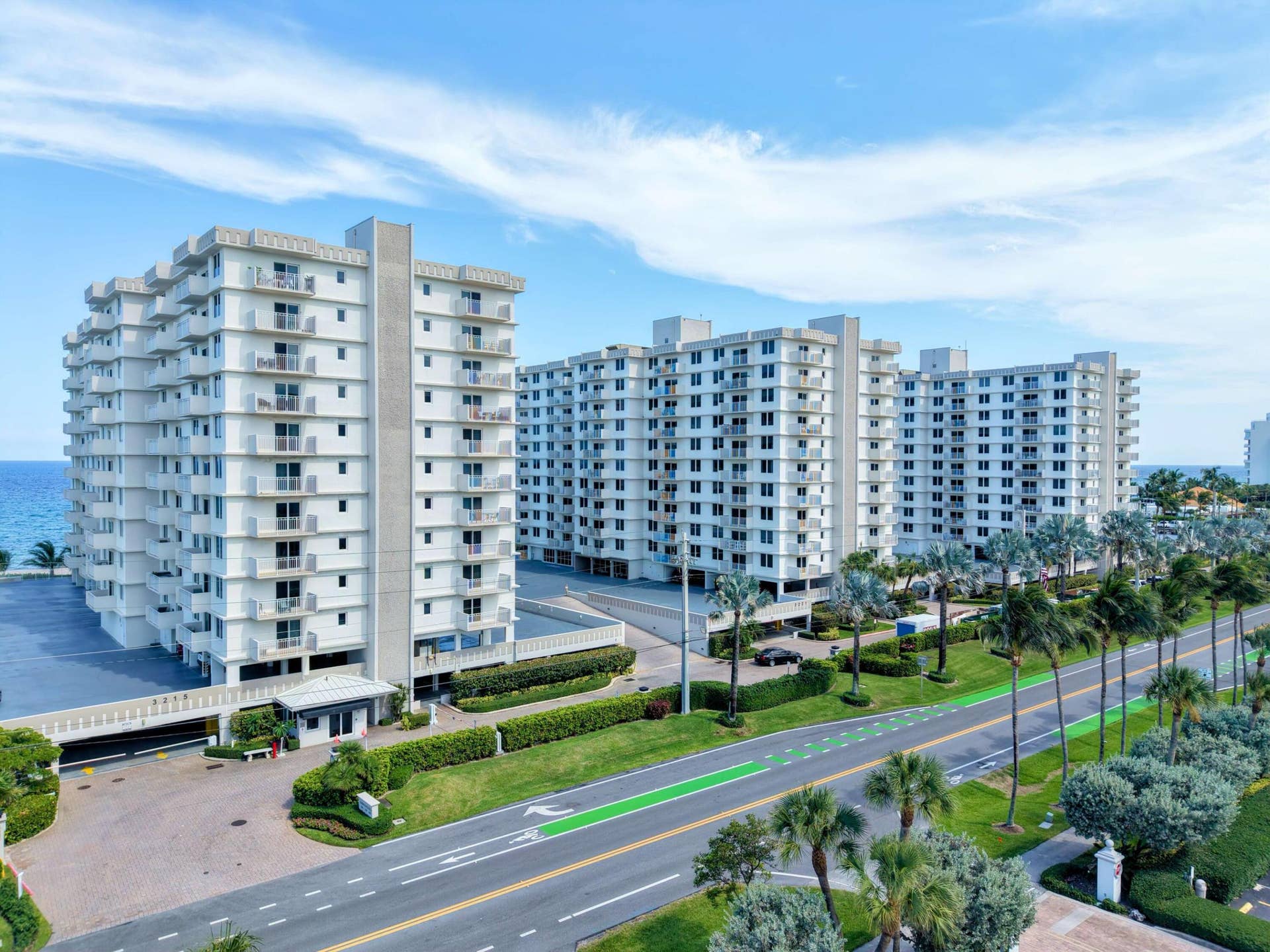 3215 S Ocean Boulevard, #911, Highland Beach, FL 33487 Building Front from NW