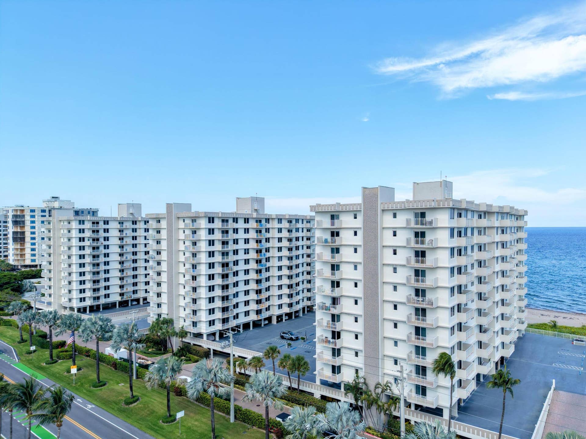 3215 S Ocean Boulevard, #911, Highland Beach, FL 33487 Building Front from SE