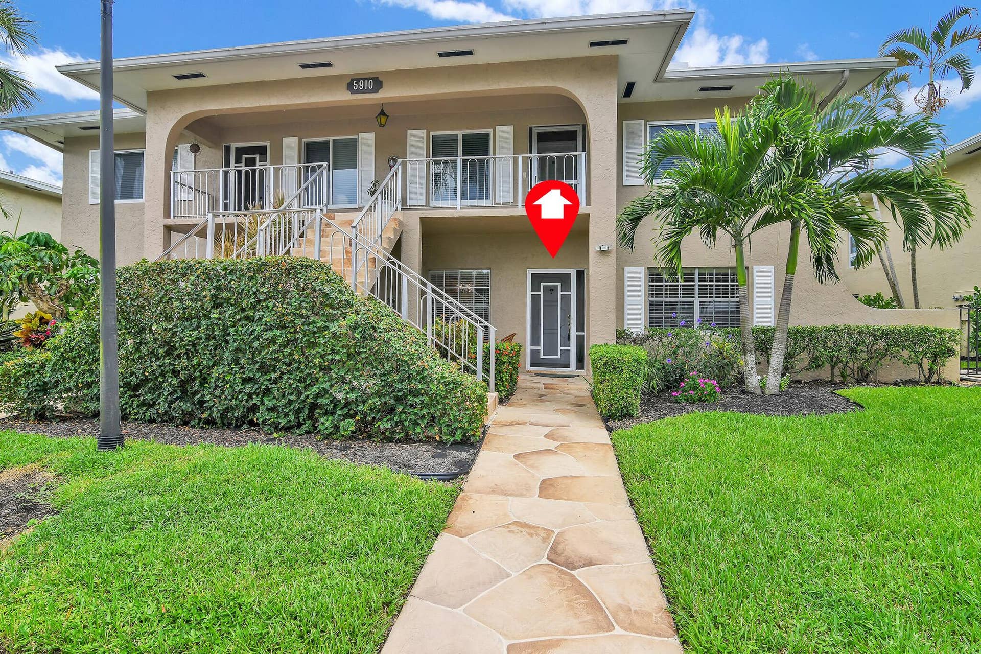 5910 VIA DELRAY Boulevard, #C, Delray Beach, FL 33484 First Floor Delray Condo for Rent