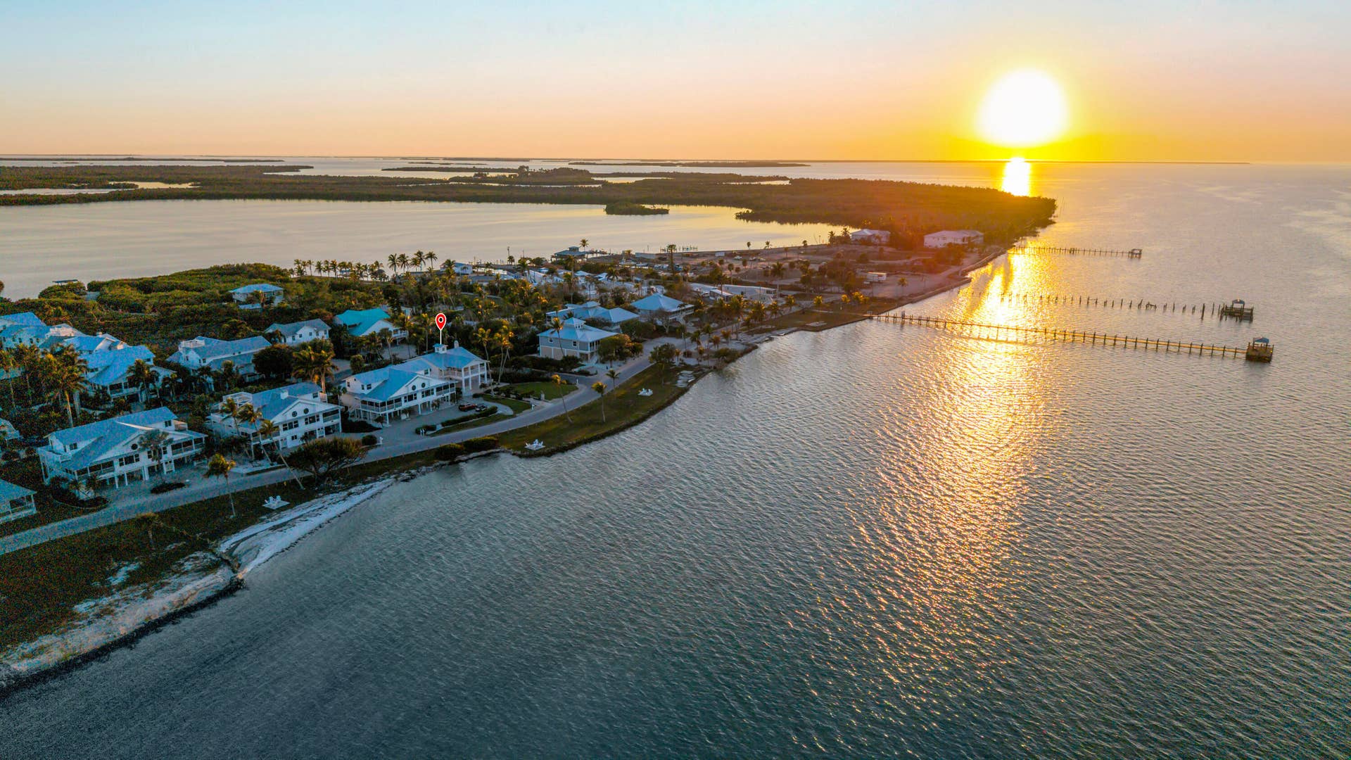 Sunset Aerial