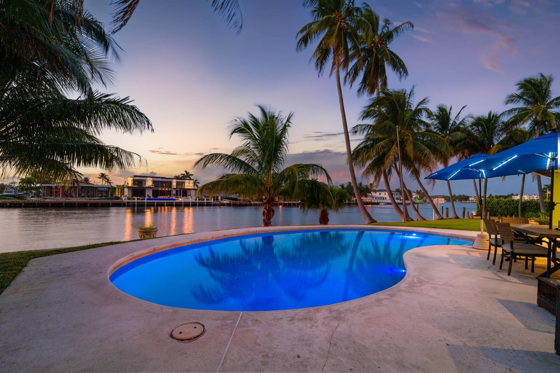 2605 N RIVERSIDE Drive, Pompano Beach, FL 33062 POOL_TO_VIEW_SUNSET