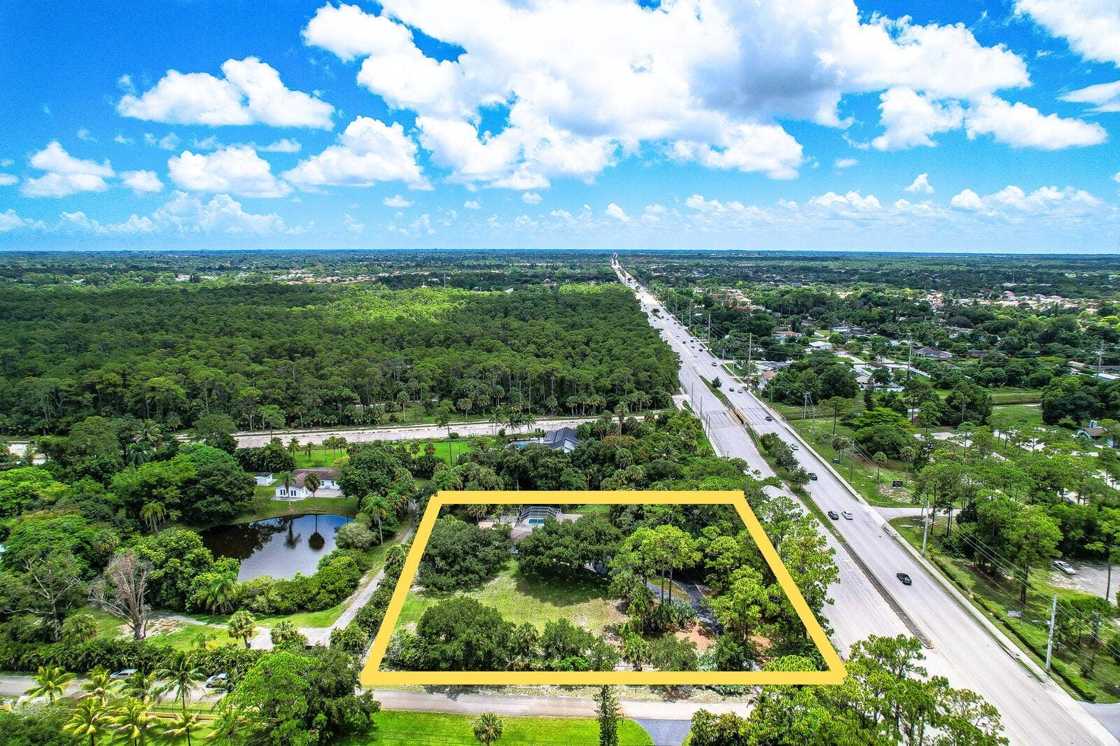 6466 Via Townsend, West Palm Beach, FL 33415 Aerial View