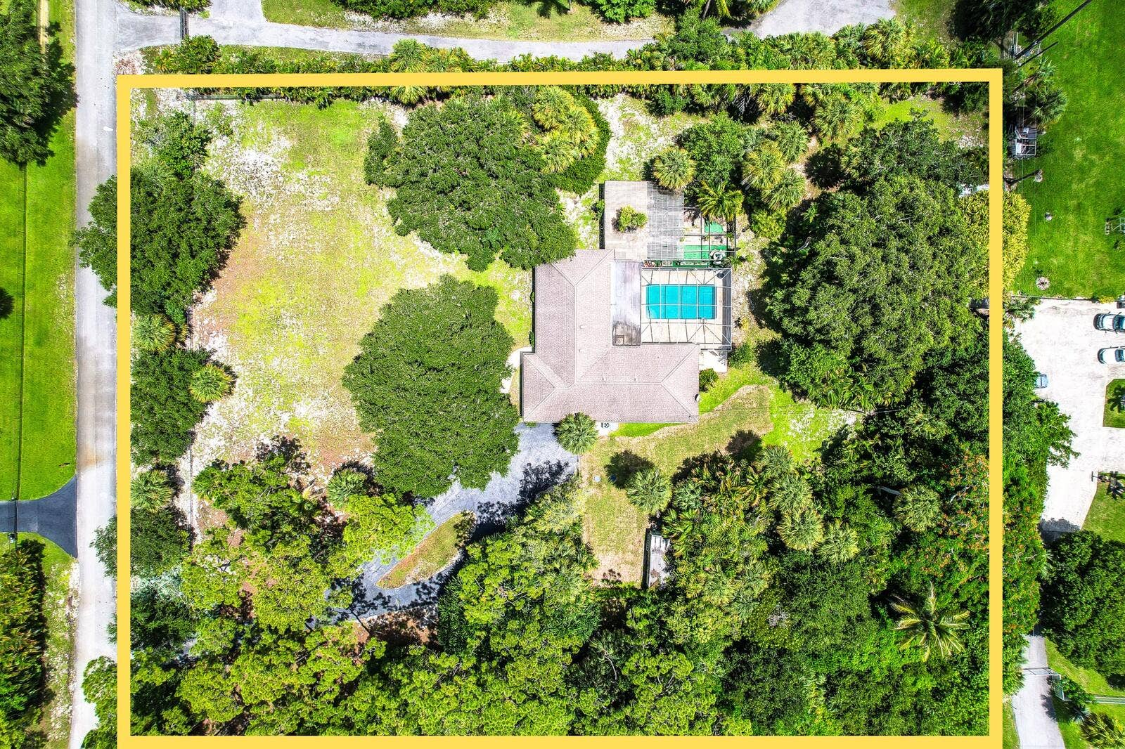 6466 Via Townsend, West Palm Beach, FL 33415 Aerial View