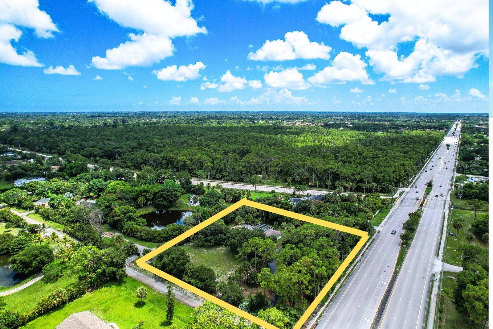 6466 Via Townsend, West Palm Beach, FL 33415 Aerial View