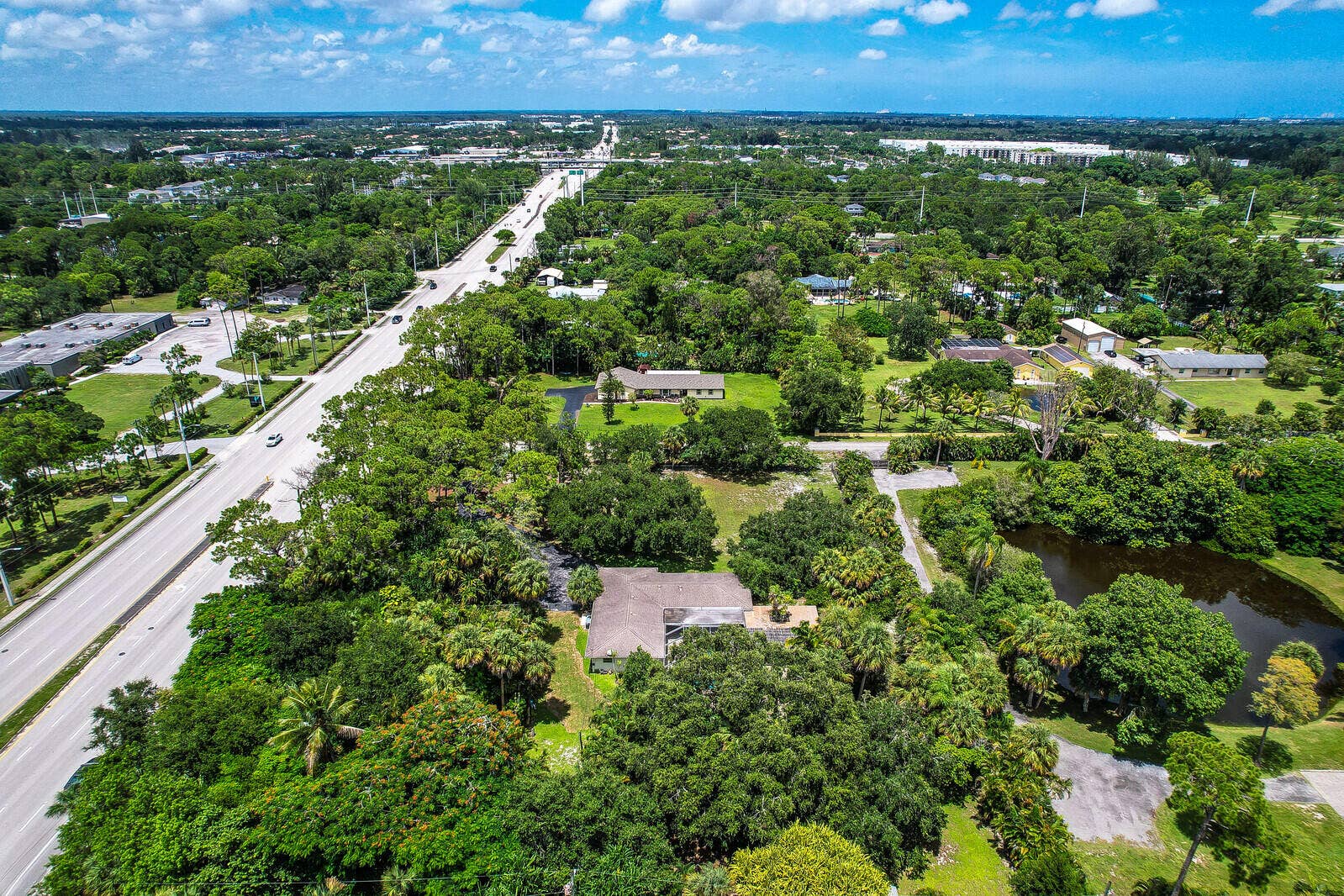 6466 Via Townsend, West Palm Beach, FL 33415 Aerial View