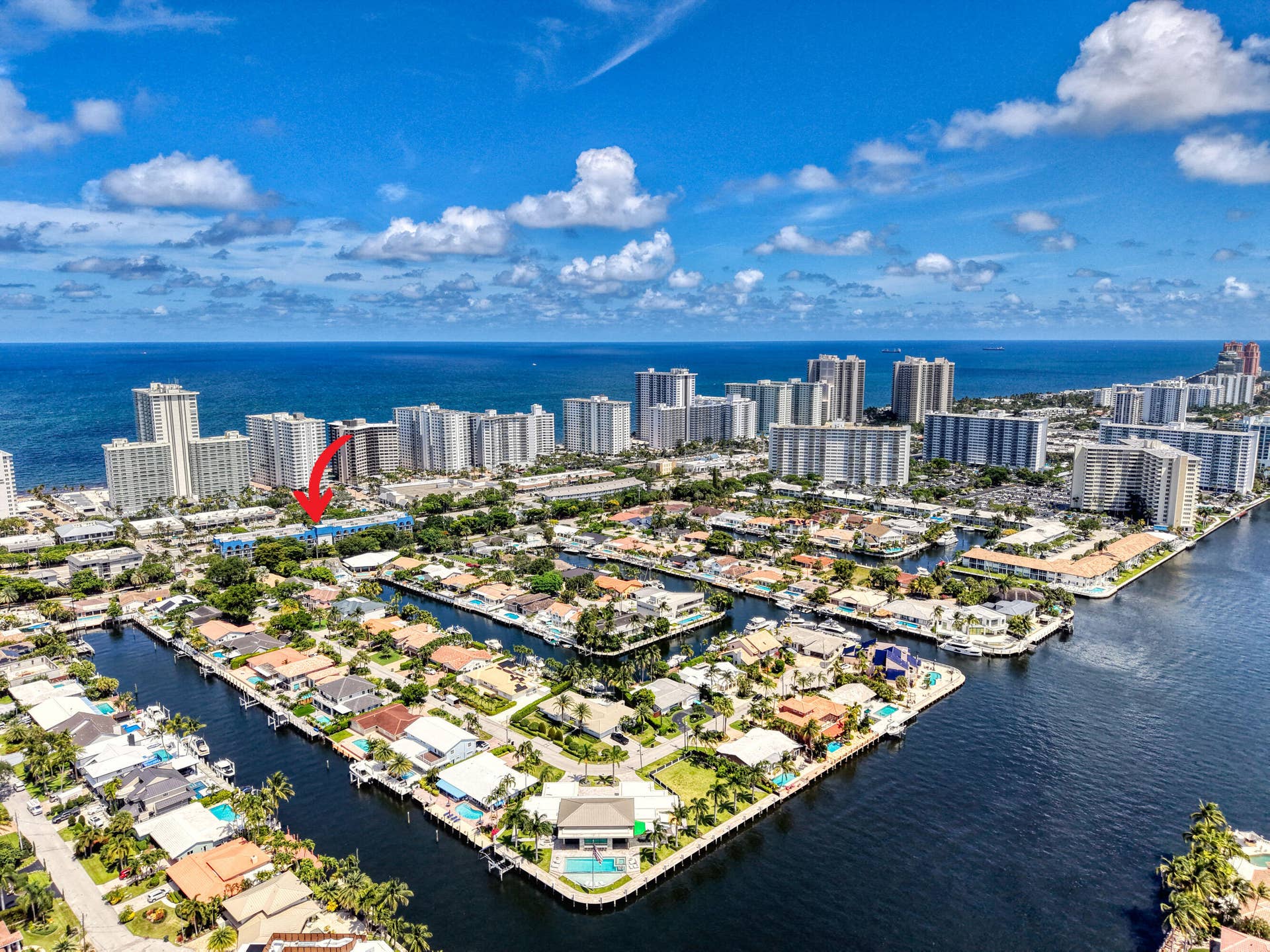 3909 N Ocean Boulevard, #401, Fort Lauderdale, FL 33308 1 Aerial Views (1)