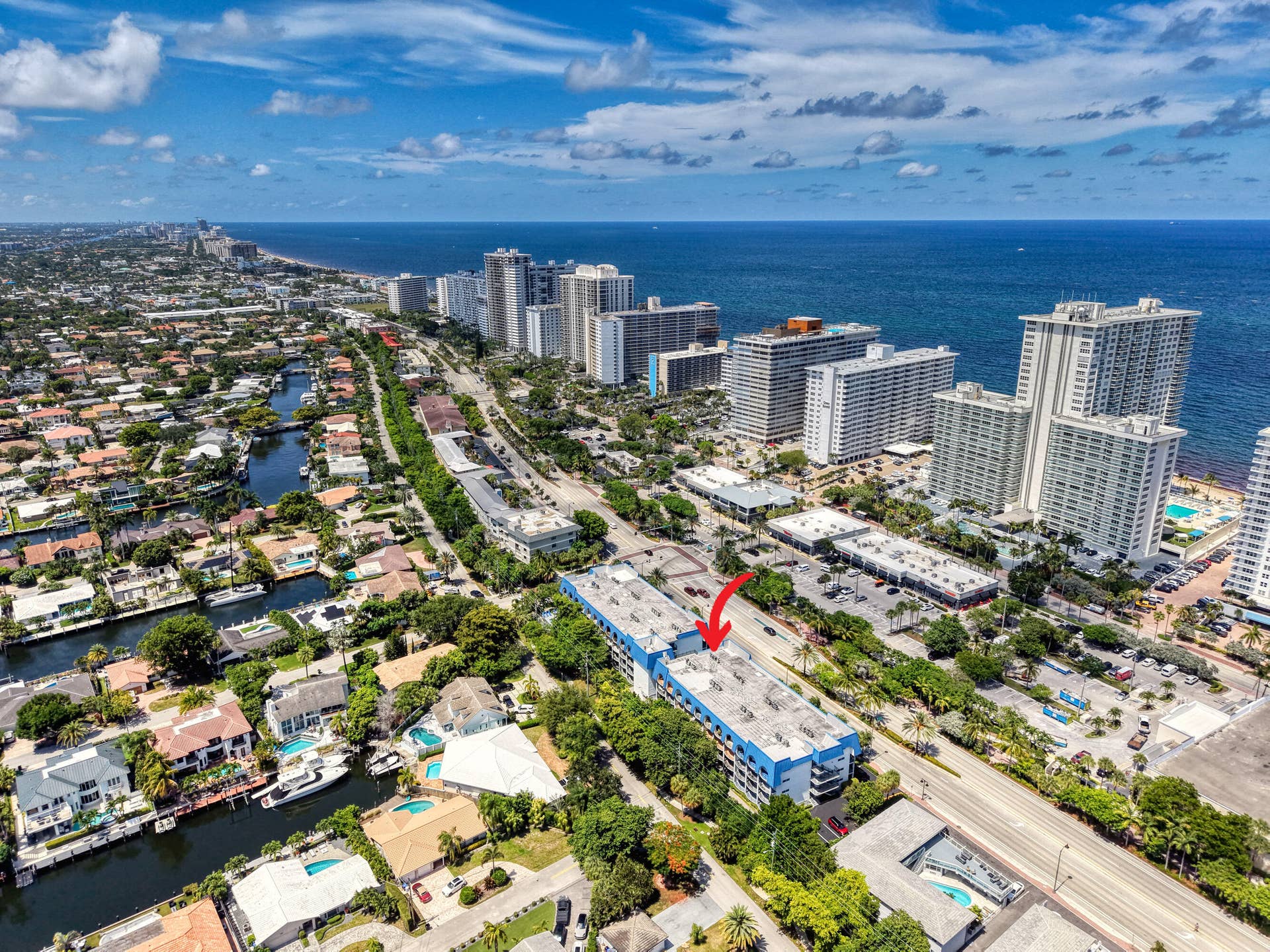 3909 N Ocean Boulevard, #401, Fort Lauderdale, FL 33308 1 Aerial Views (2)