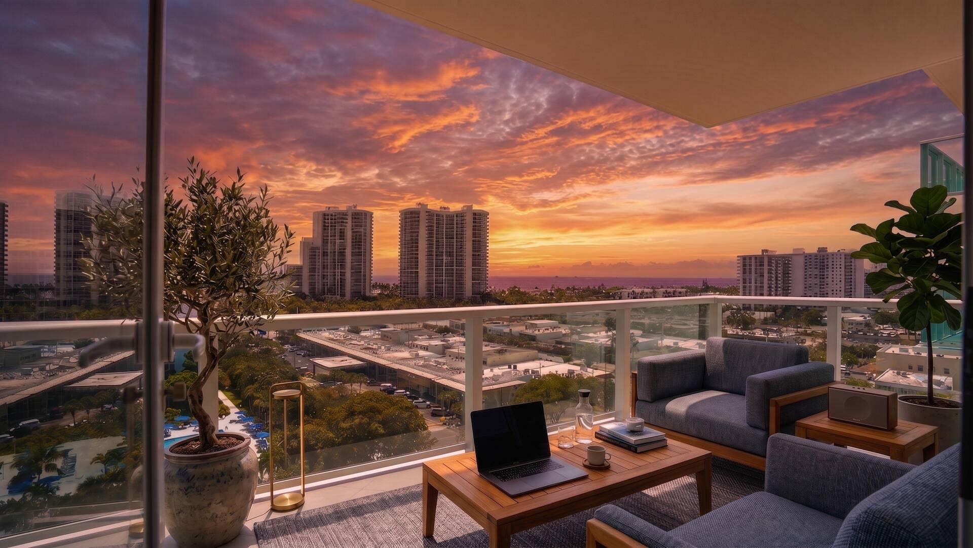 3233 NE 34th Street, #1214, Fort Lauderdale, FL 33308 Virtually staged with AI for visualization purposes only.