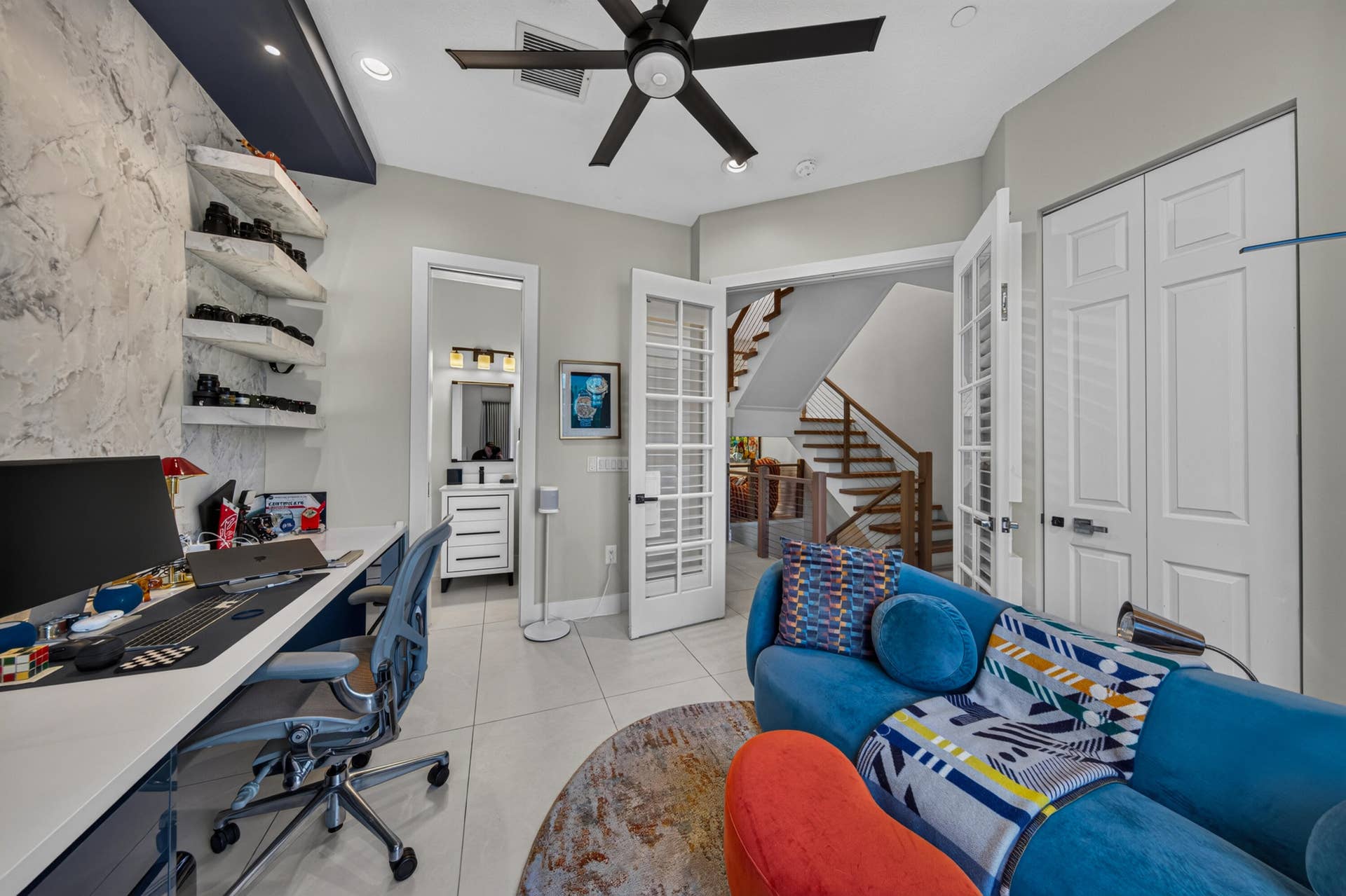 3224 NE 4th Street, Pompano Beach, FL 33062 office/bedroom full view on 2nd floor. double entry doors. private balcony.