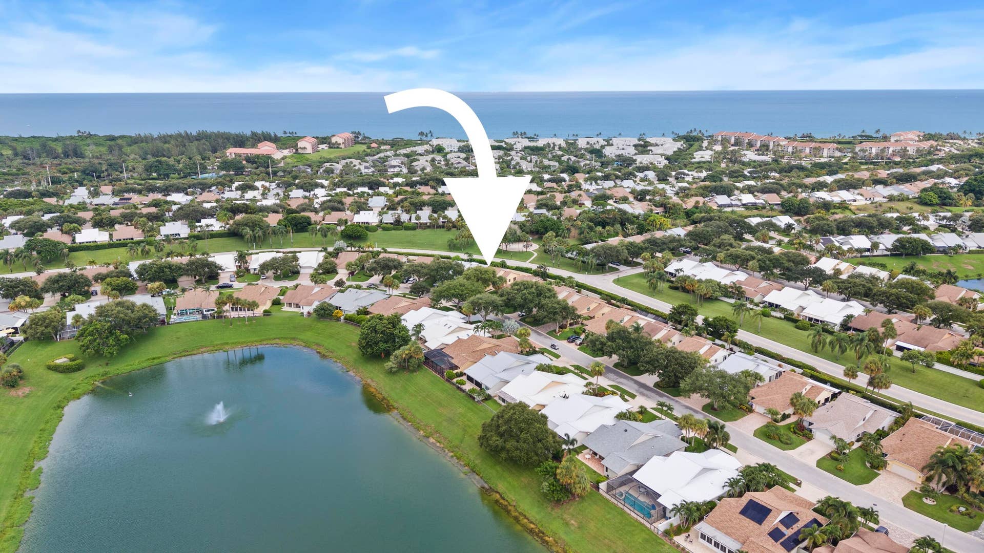 125 Beach Summit Court, Jupiter, FL 33477 Airial View
