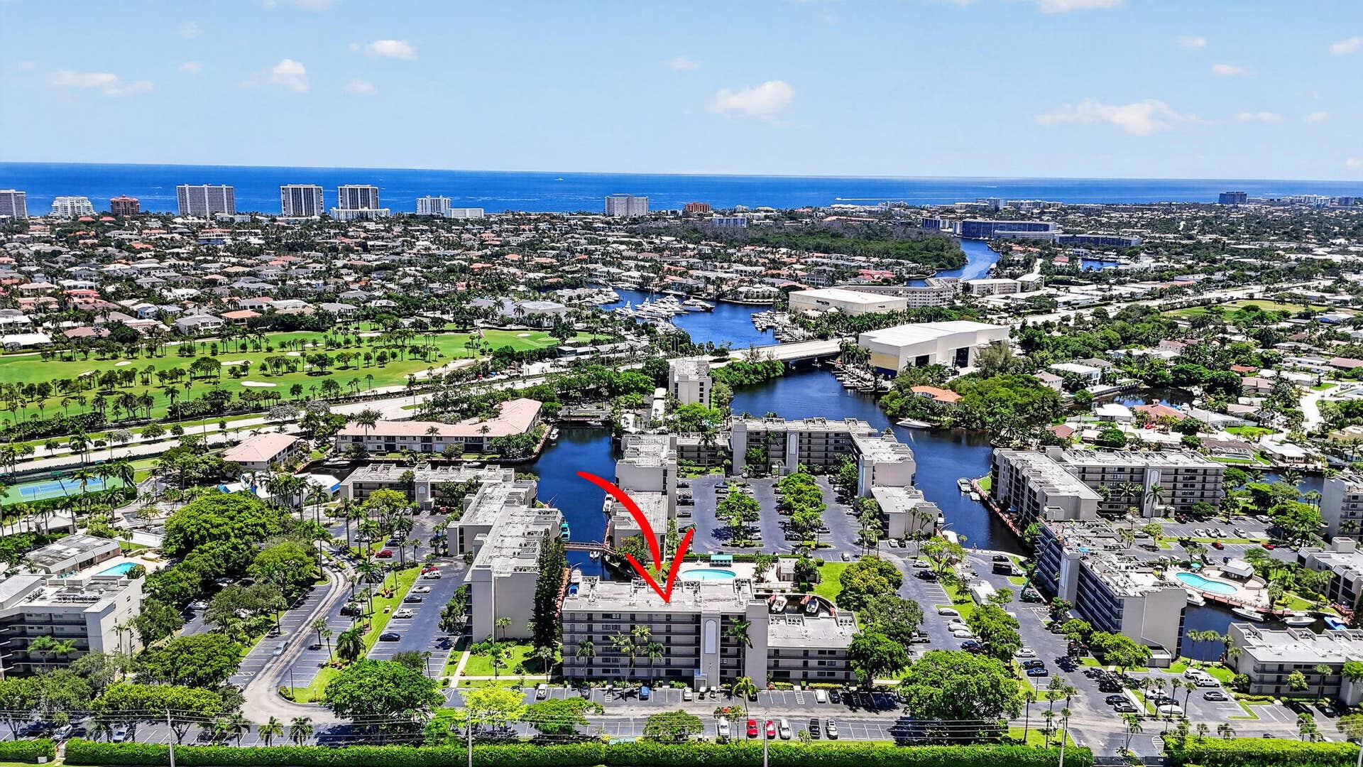 4 Royal Palm Way, #403, Boca Raton, FL 33432 Aerial