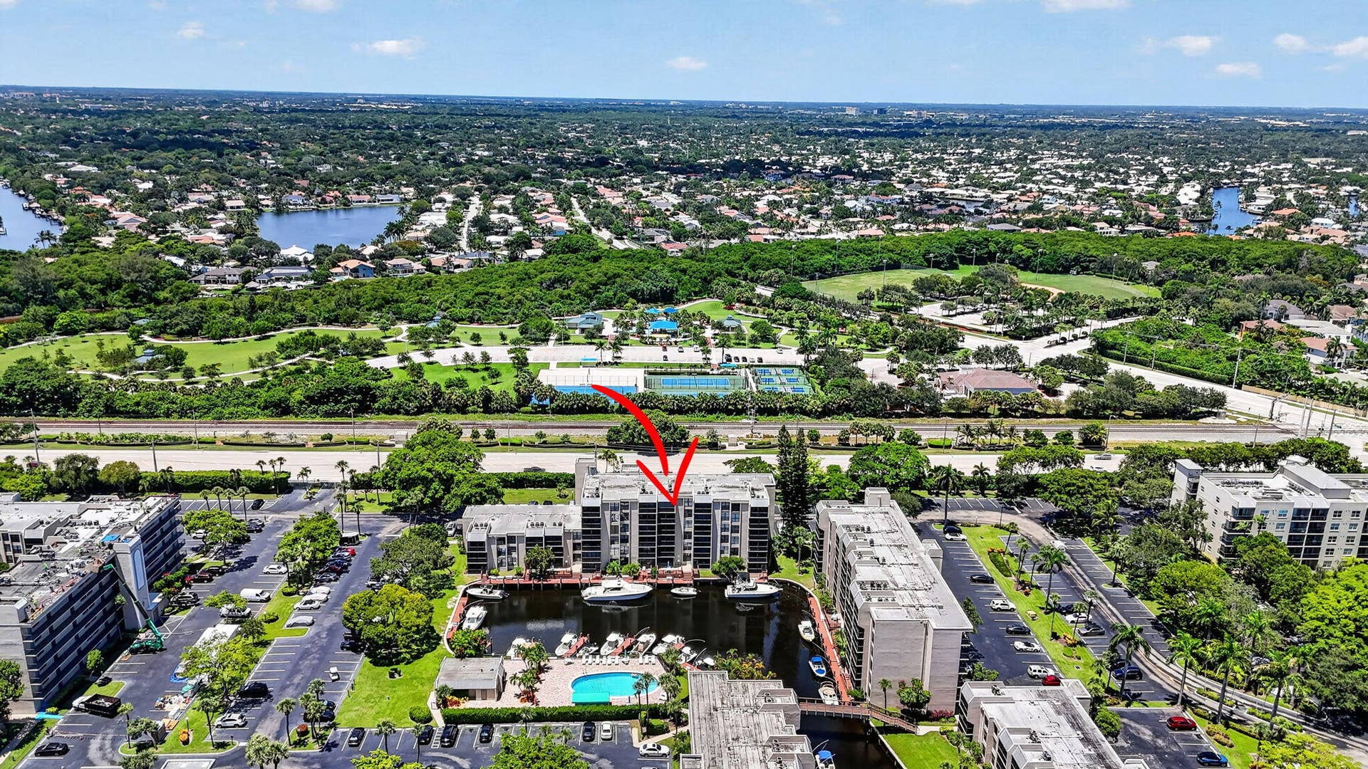 4 Royal Palm Way, #403, Boca Raton, FL 33432 Aerial