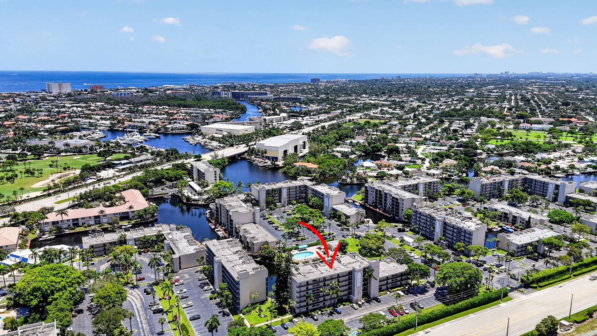 4 Royal Palm Way, #403, Boca Raton, FL 33432 Aerial