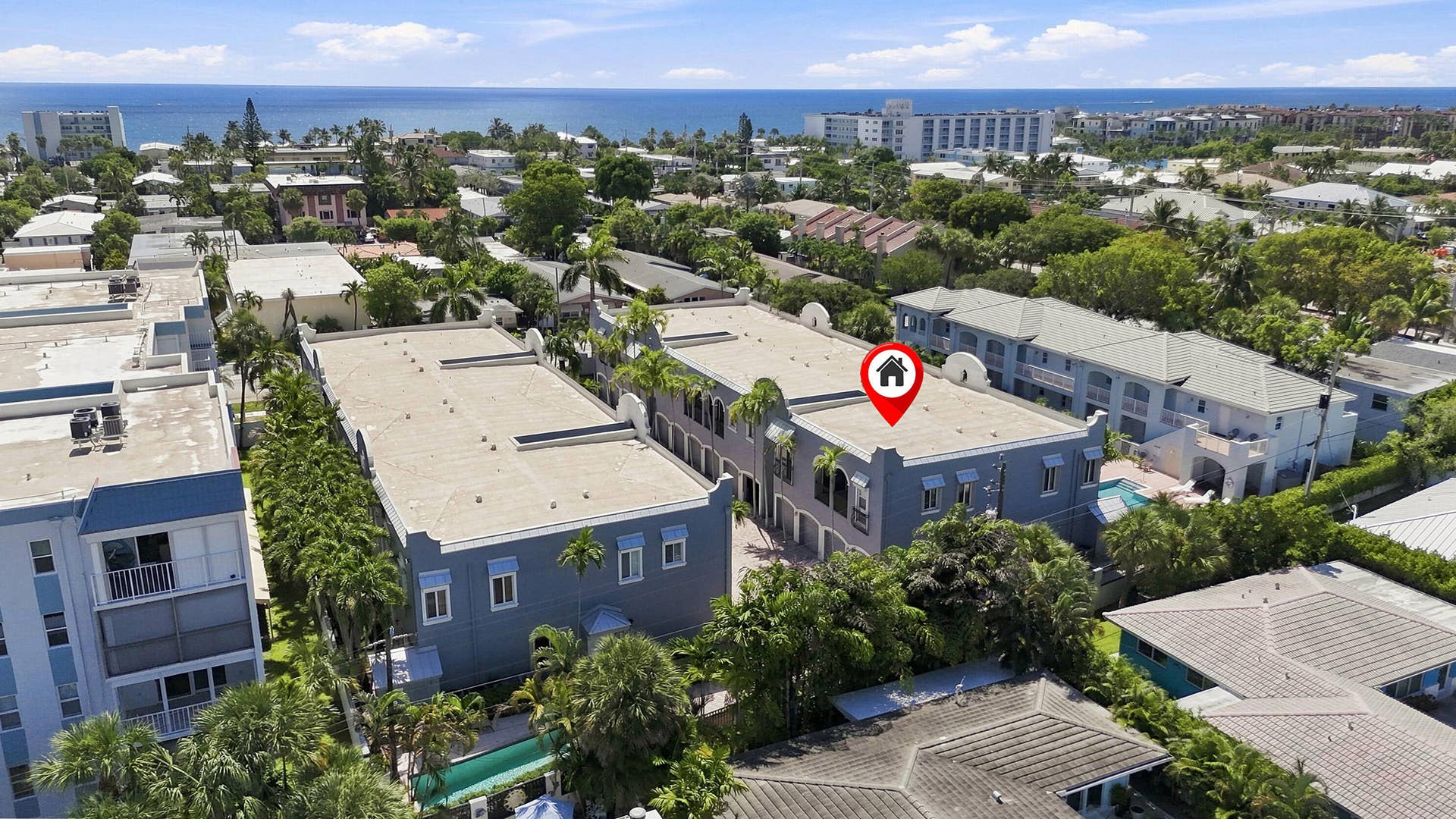 4619 Poinciana Street, #7A, Lauderdale By The Sea, FL 33308 Aerial