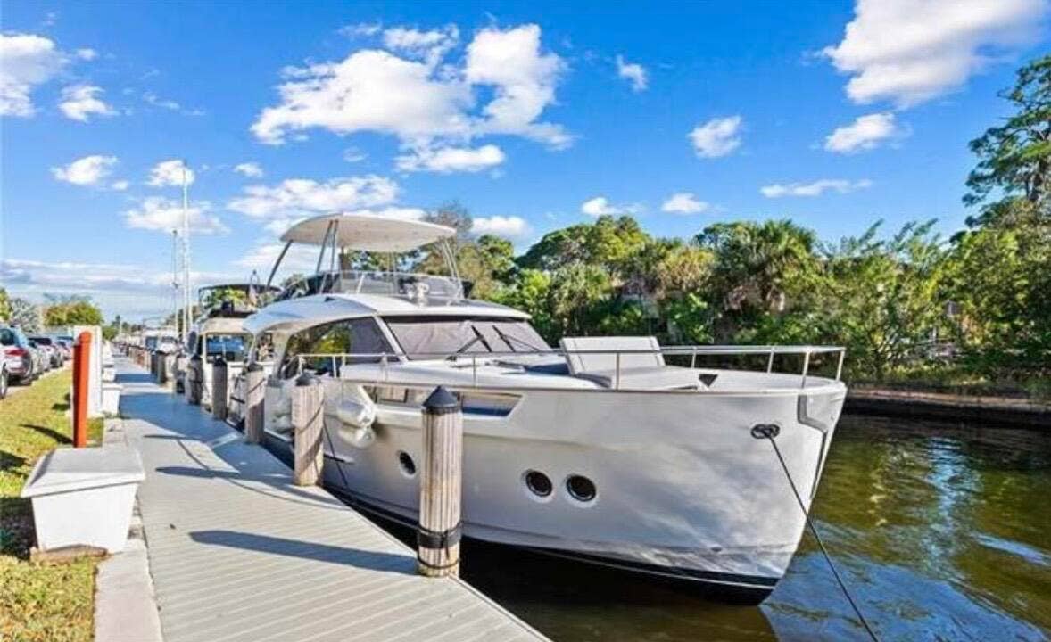 Convenient boat docking for River Reach residents