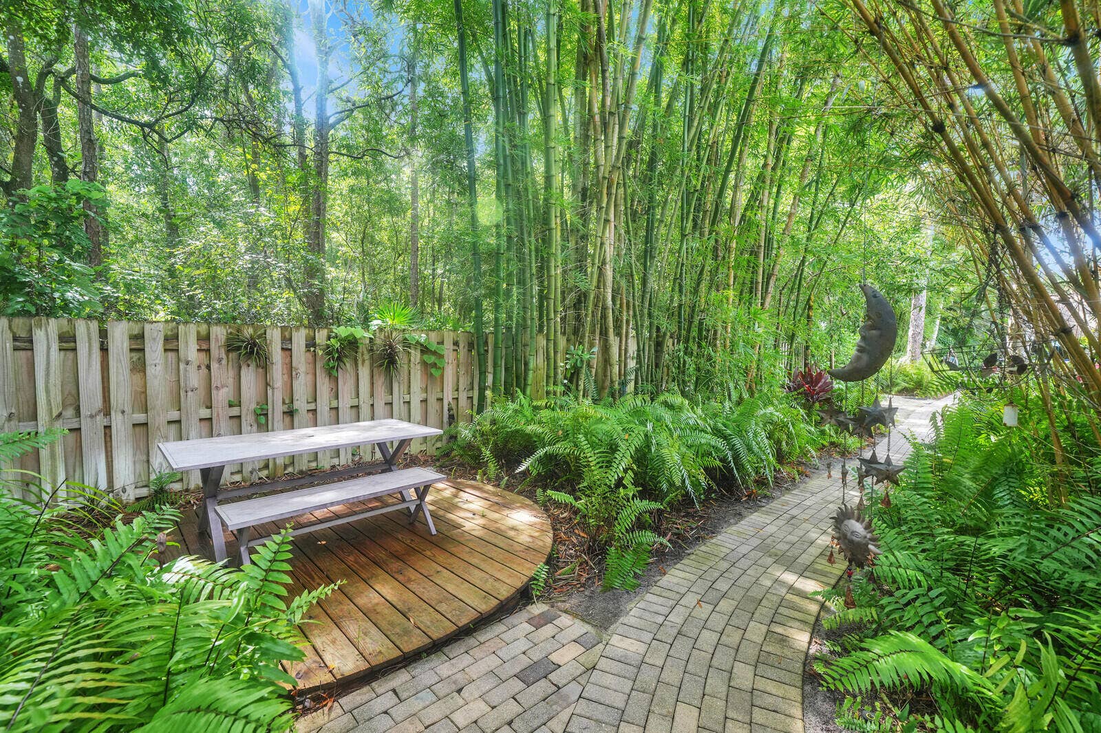 13432 153RD Road N, Jupiter, FL 33478 Paver walkway around pond to dock