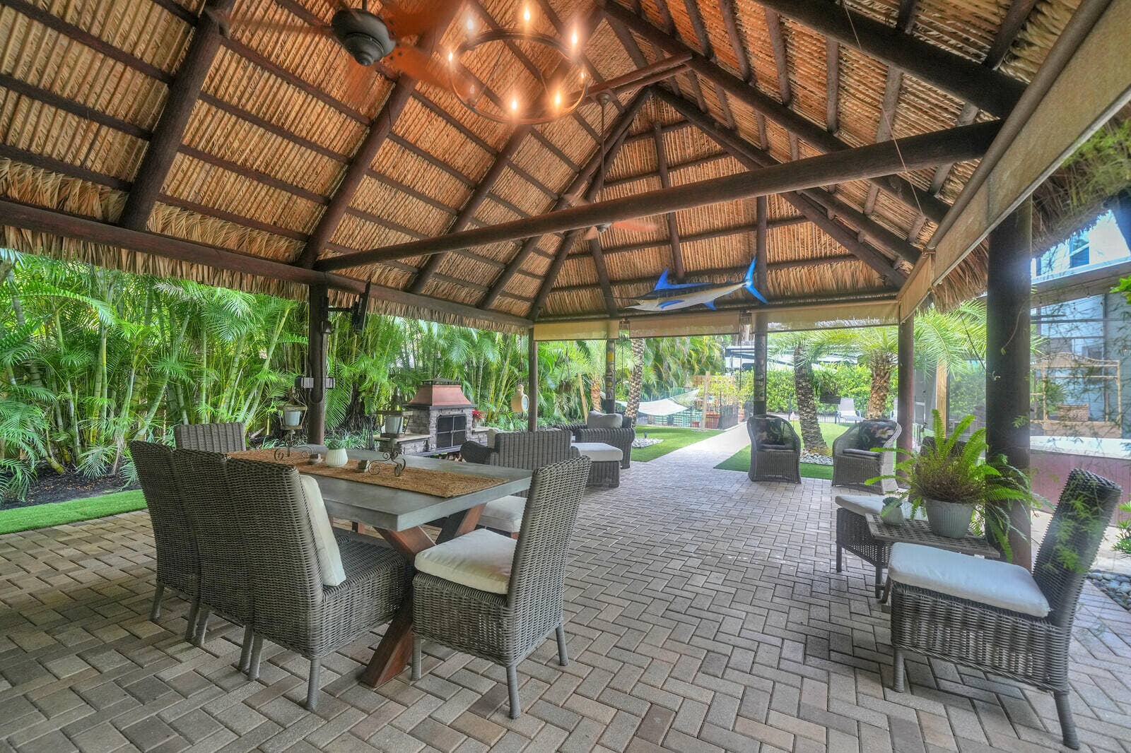 13432 153RD Road N, Jupiter, FL 33478 tiki hut with summer kitchen