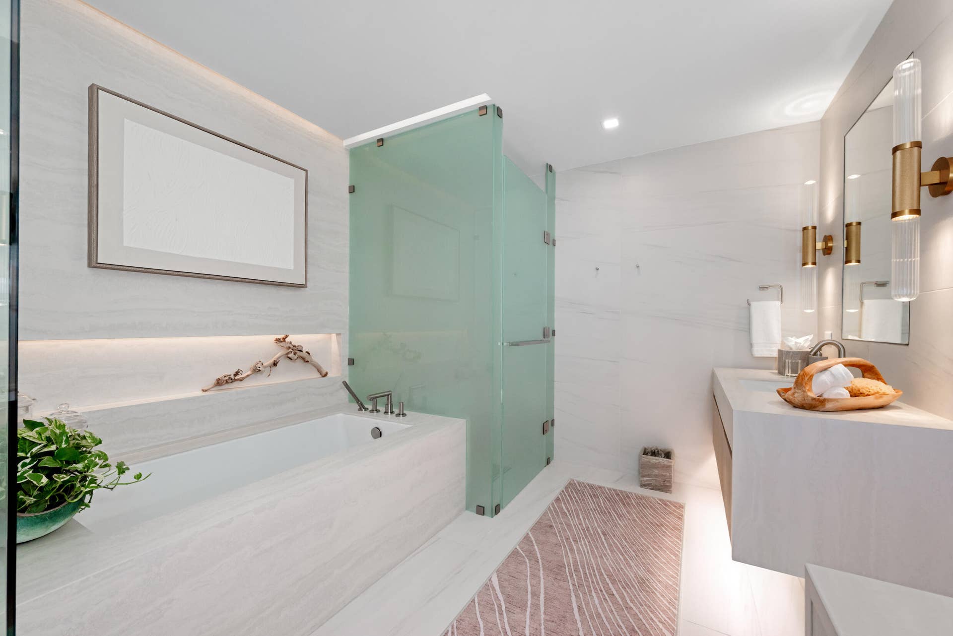 900 N Ocean Boulevard, #MPH02, Pompano Beach, FL 33062 Primary Bathroom