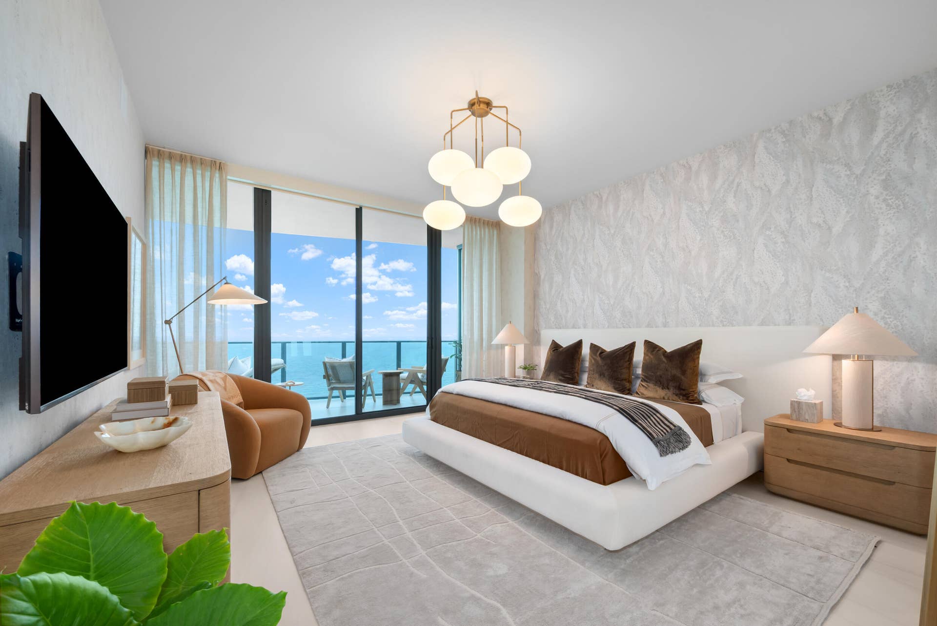900 N Ocean Boulevard, #MPH02, Pompano Beach, FL 33062 Primary Bedroom