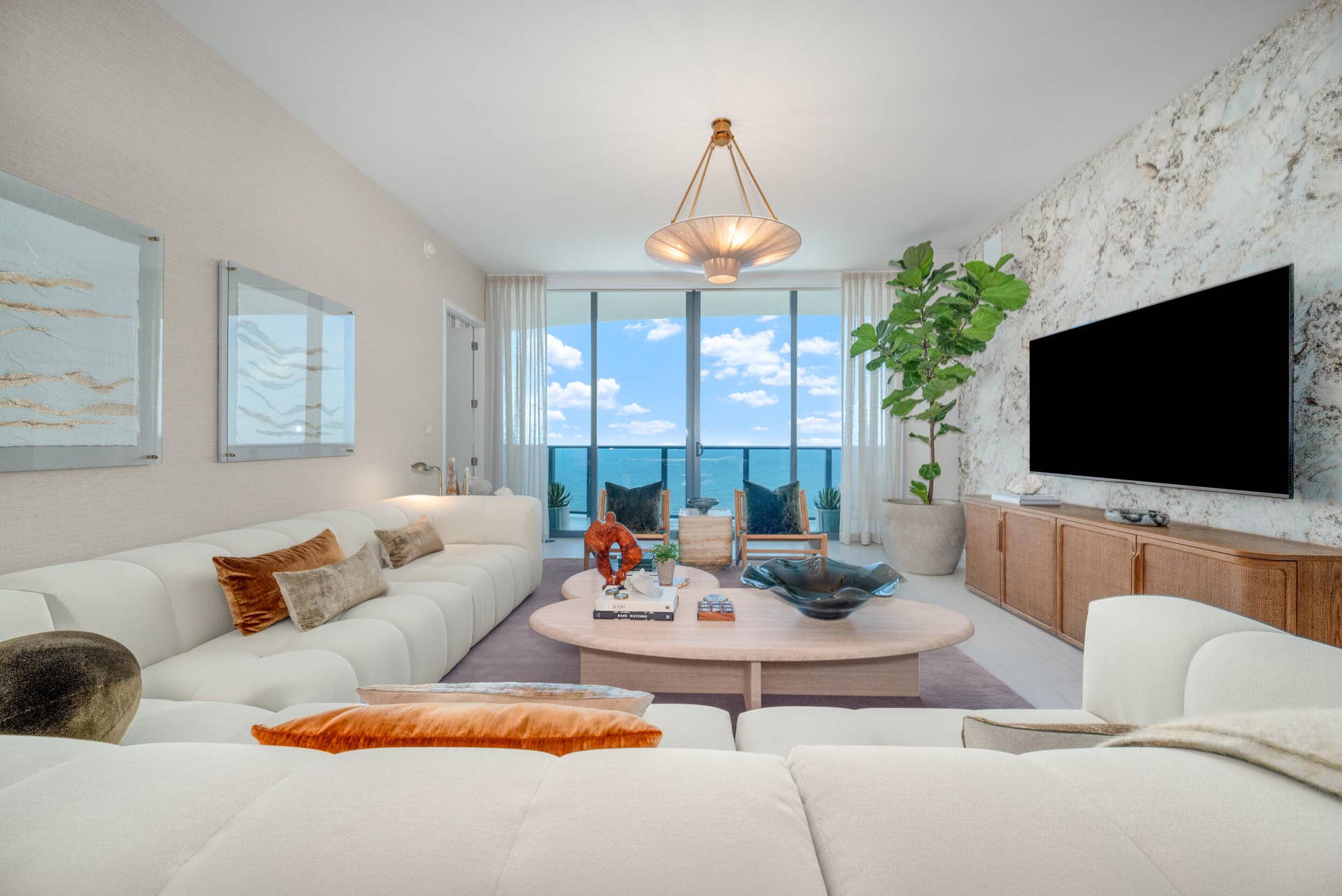 900 N Ocean Boulevard, #MPH02, Pompano Beach, FL 33062 Living Room