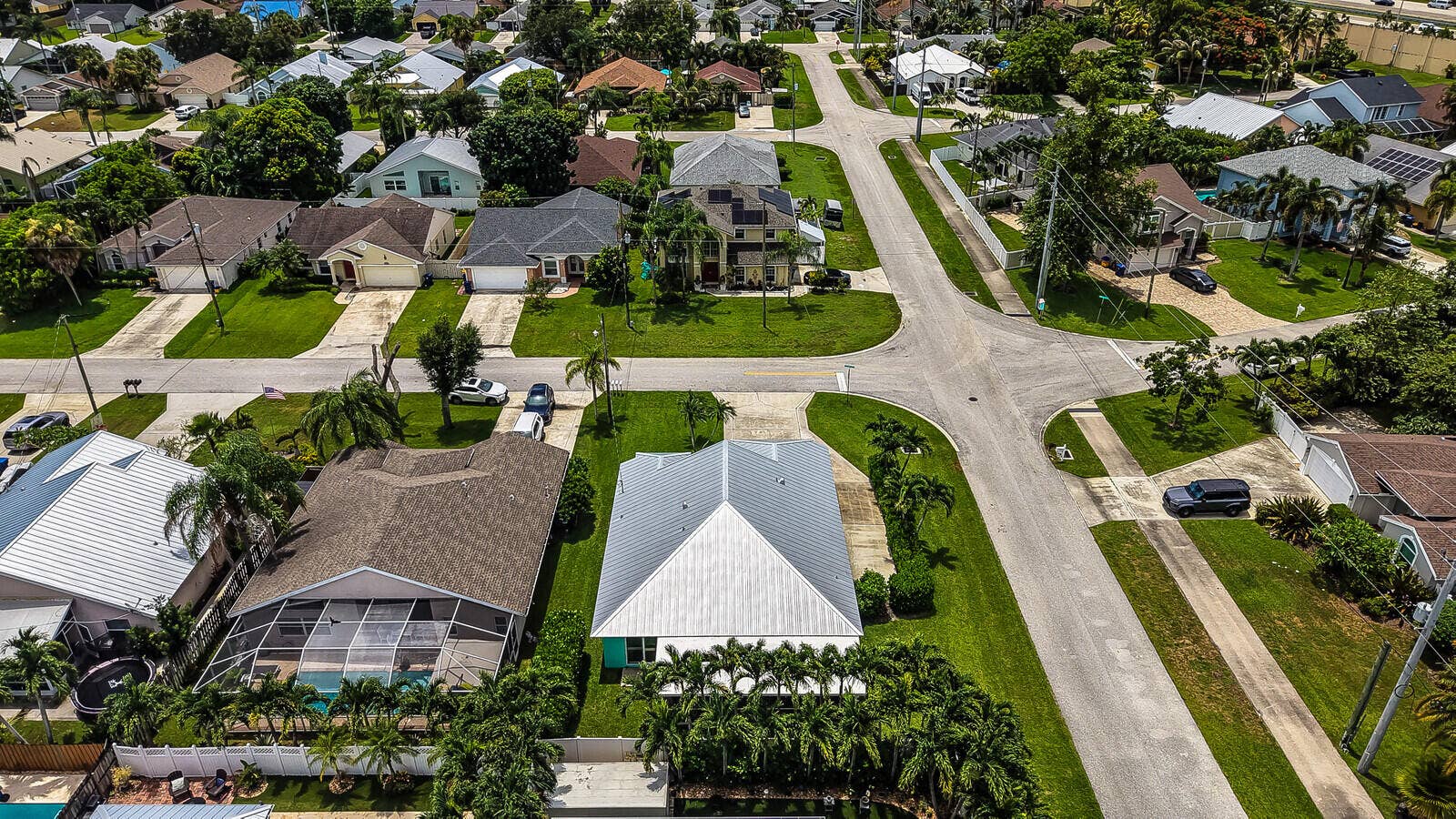 6371 DANIA Street, Jupiter, FL 33458 Aerial Front Exterior