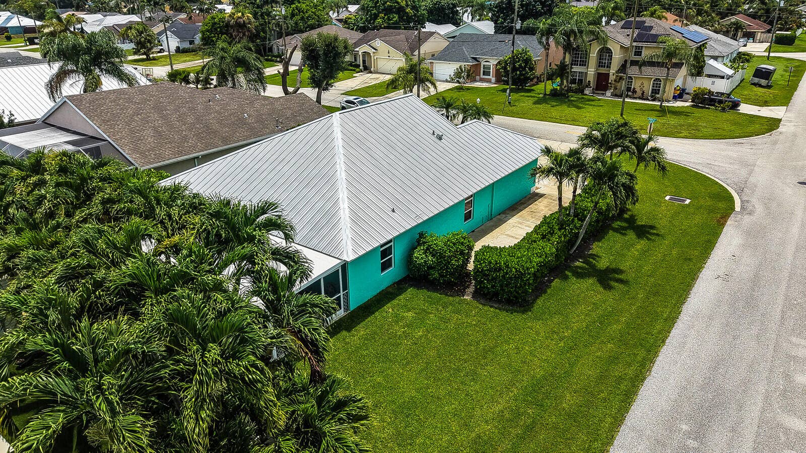 6371 DANIA Street, Jupiter, FL 33458 Aerial Front Exterior