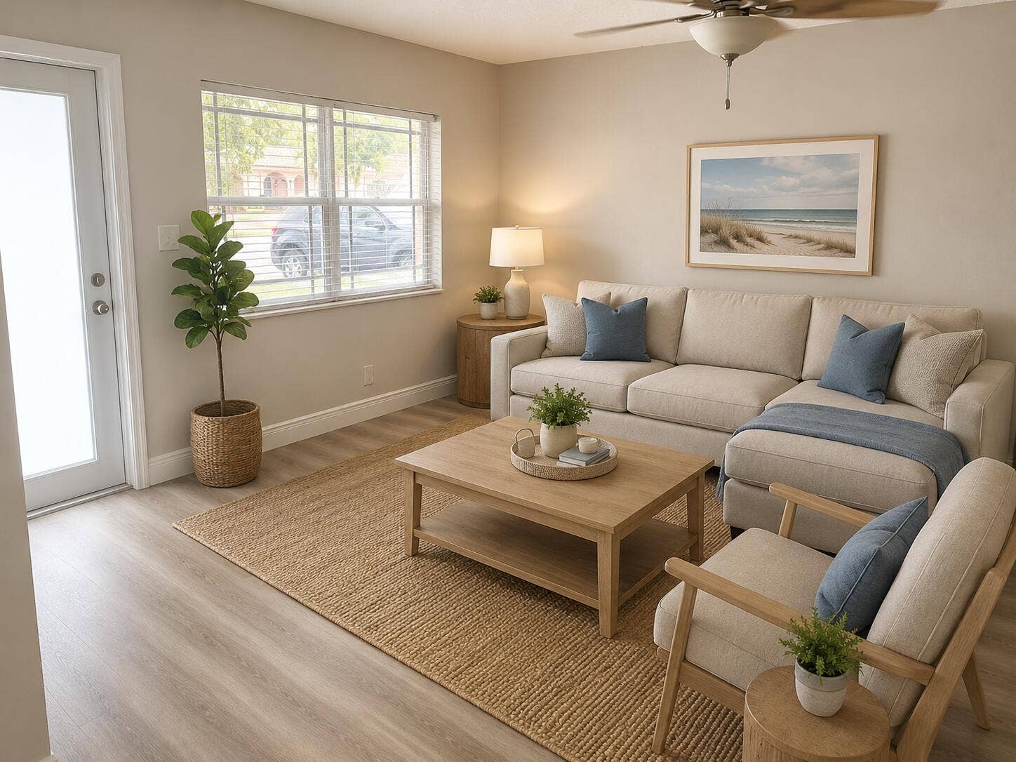 virtually furnished