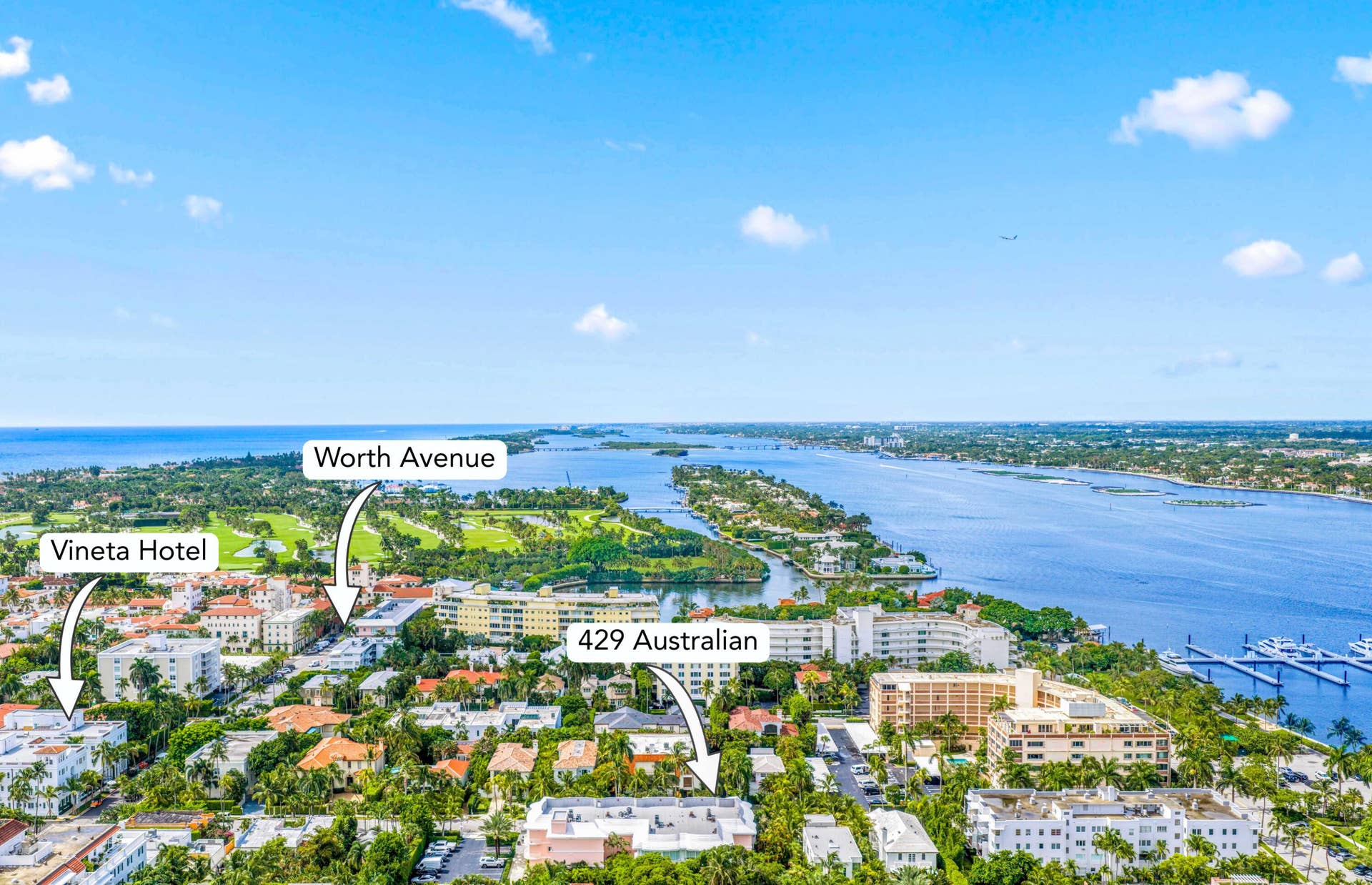 429 Australian Avenue, #3, Palm Beach, FL 33480 Aerial