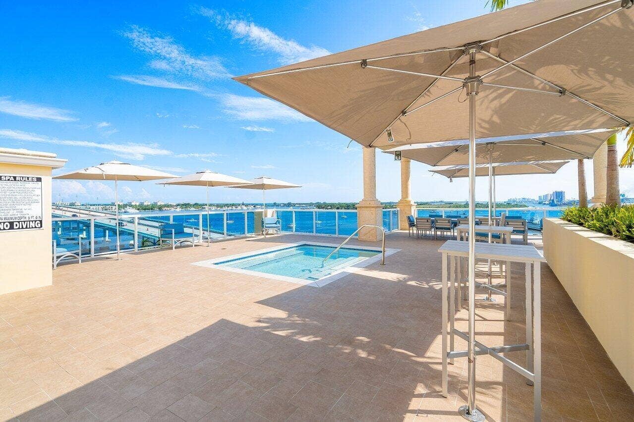 2640 Lake Shore Drive, #2609, Riviera Beach, Riviera Beach, FL 33404 rooftop pool deck