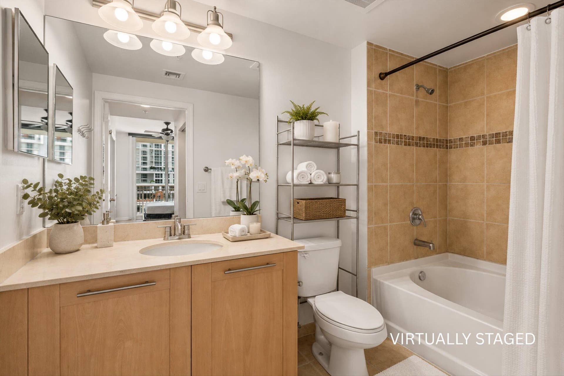 Primary Bathroom - Virtually Staged