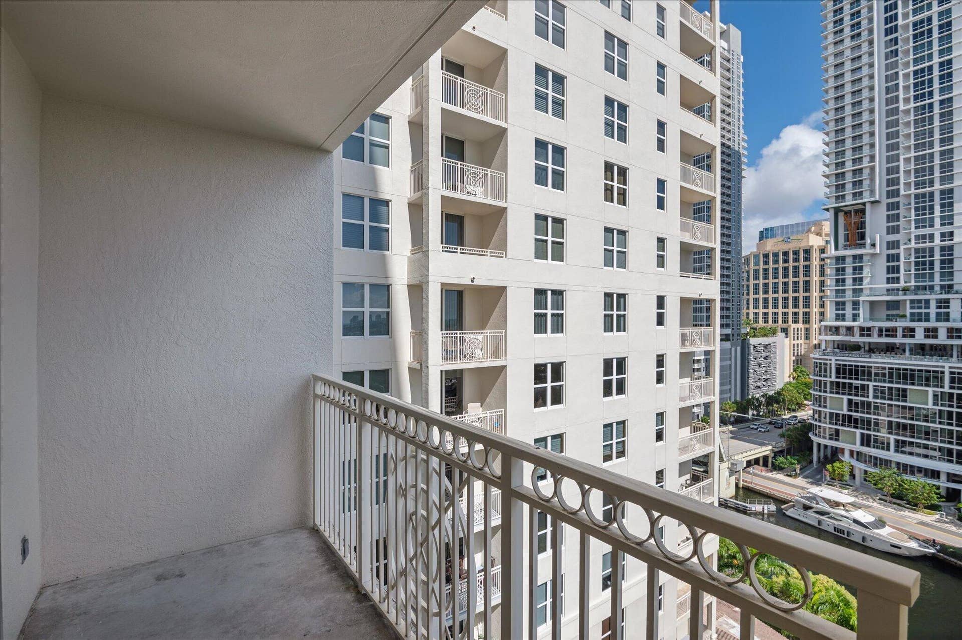 Private Balcony overlooking the New River