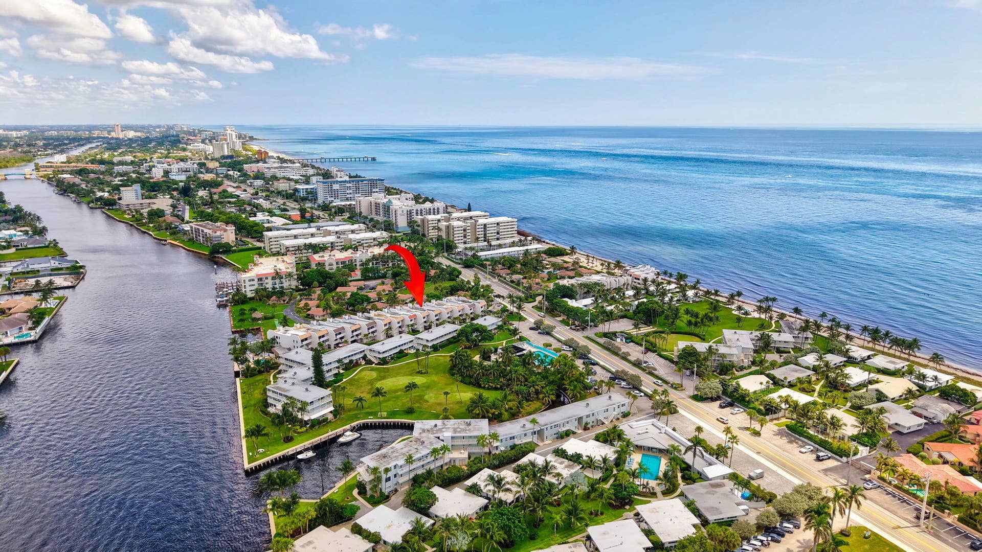 Waterfront community with direct ocean access