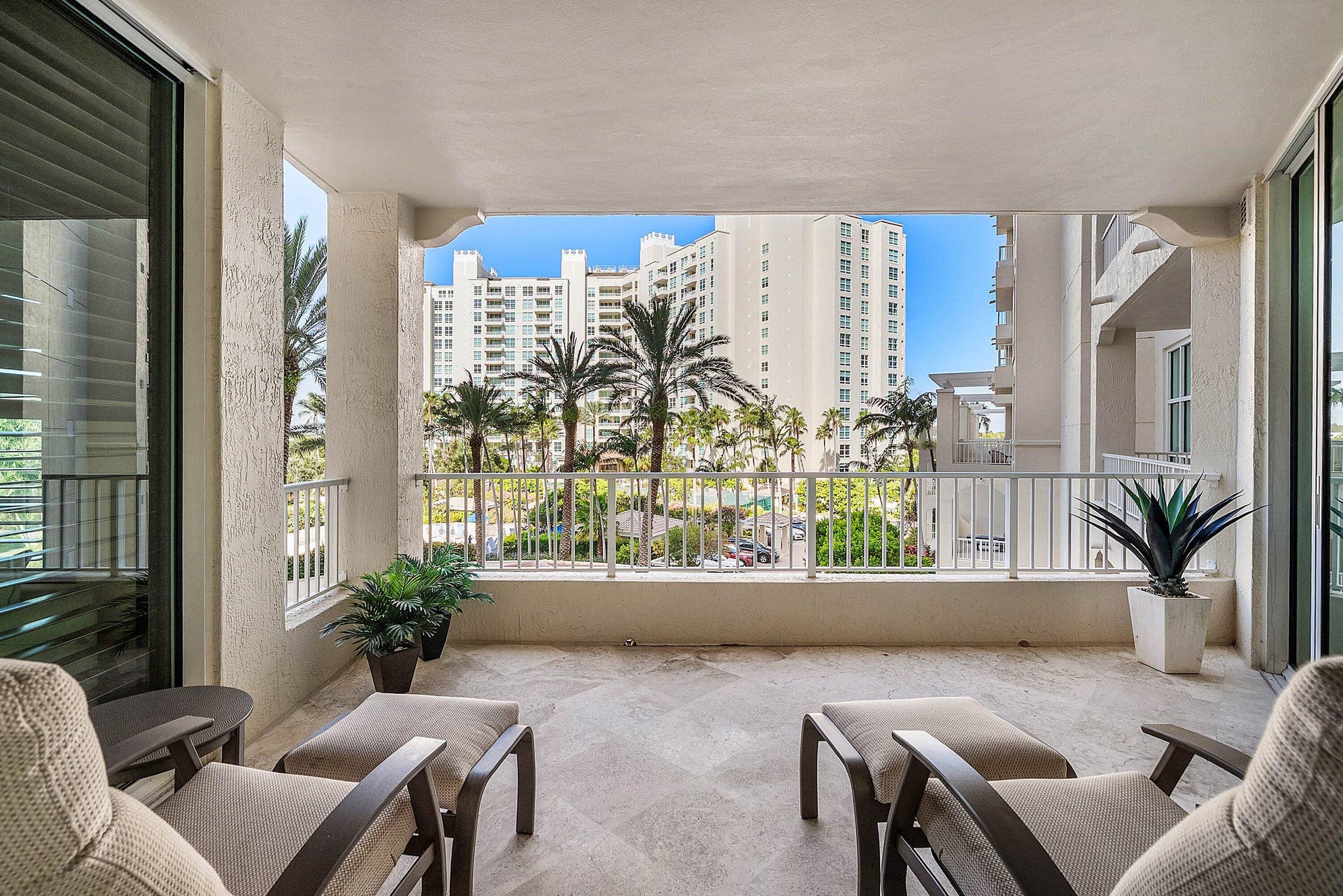 3700 S OCEAN Boulevard, #404, Highland Beach, FL 33487 West Balcony View