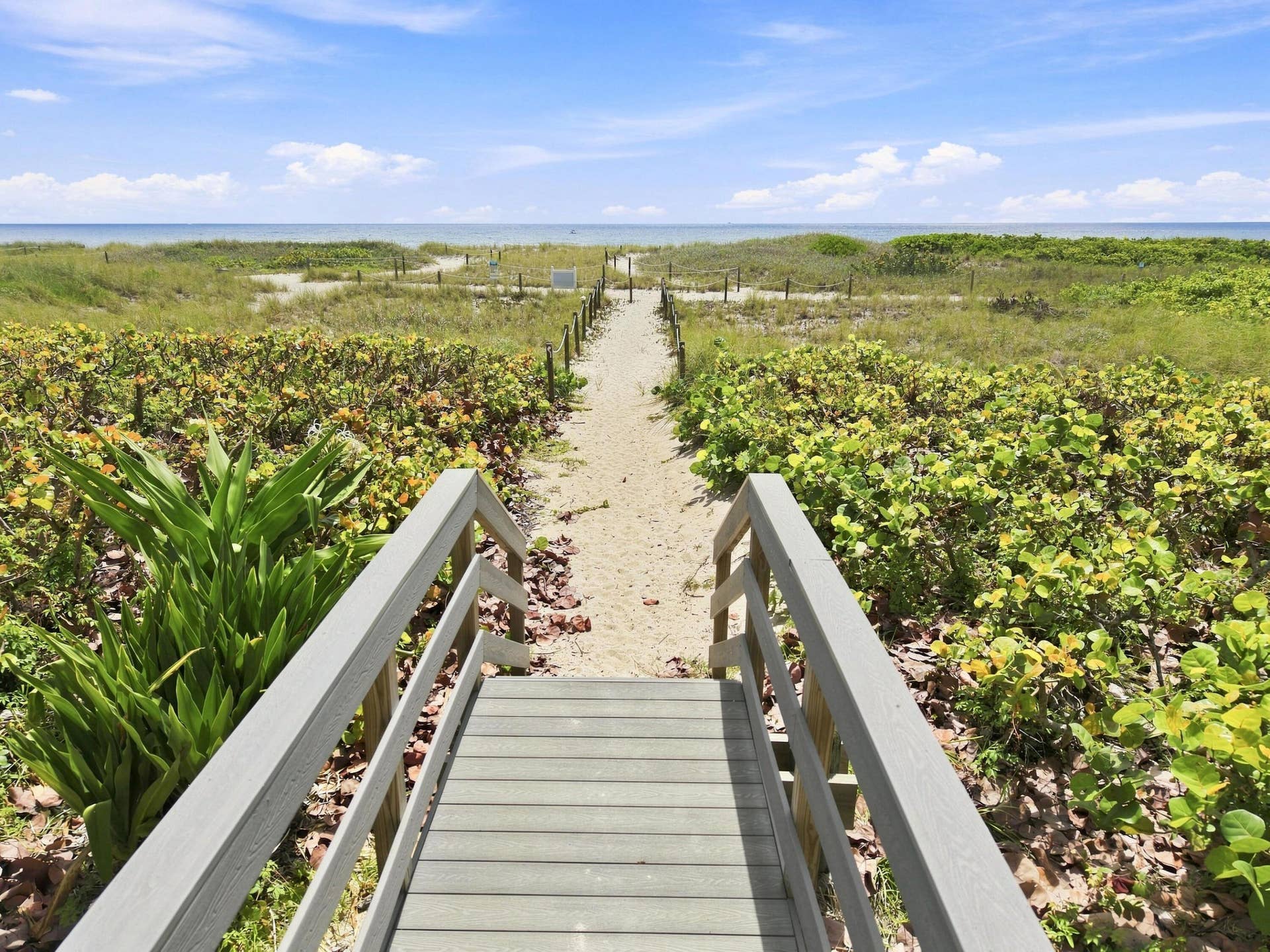 Across the street Beach Access