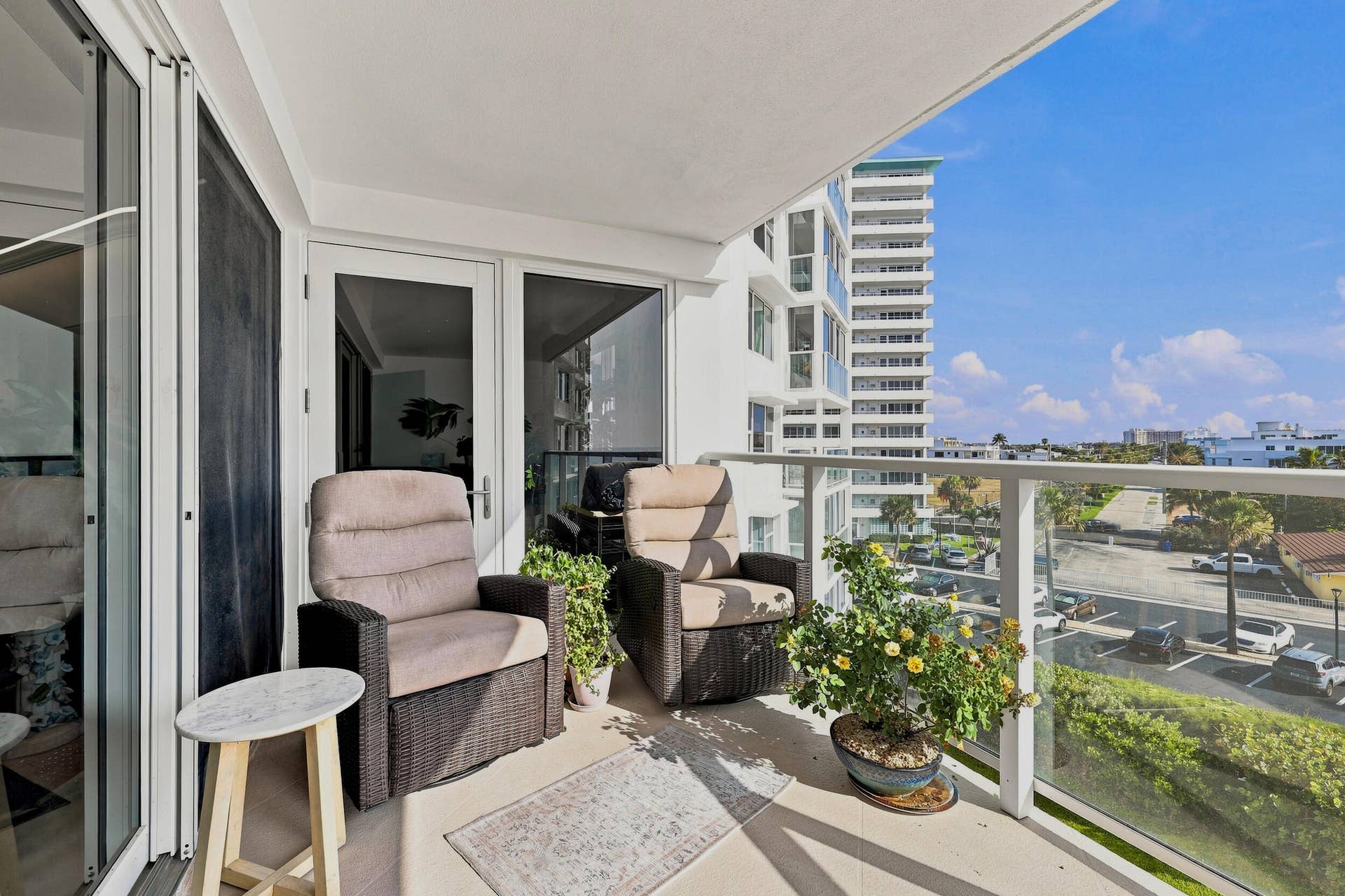 3900 N Ocean Drive, #4B, Lauderdale By The Sea, FL 33308 Balcony west view