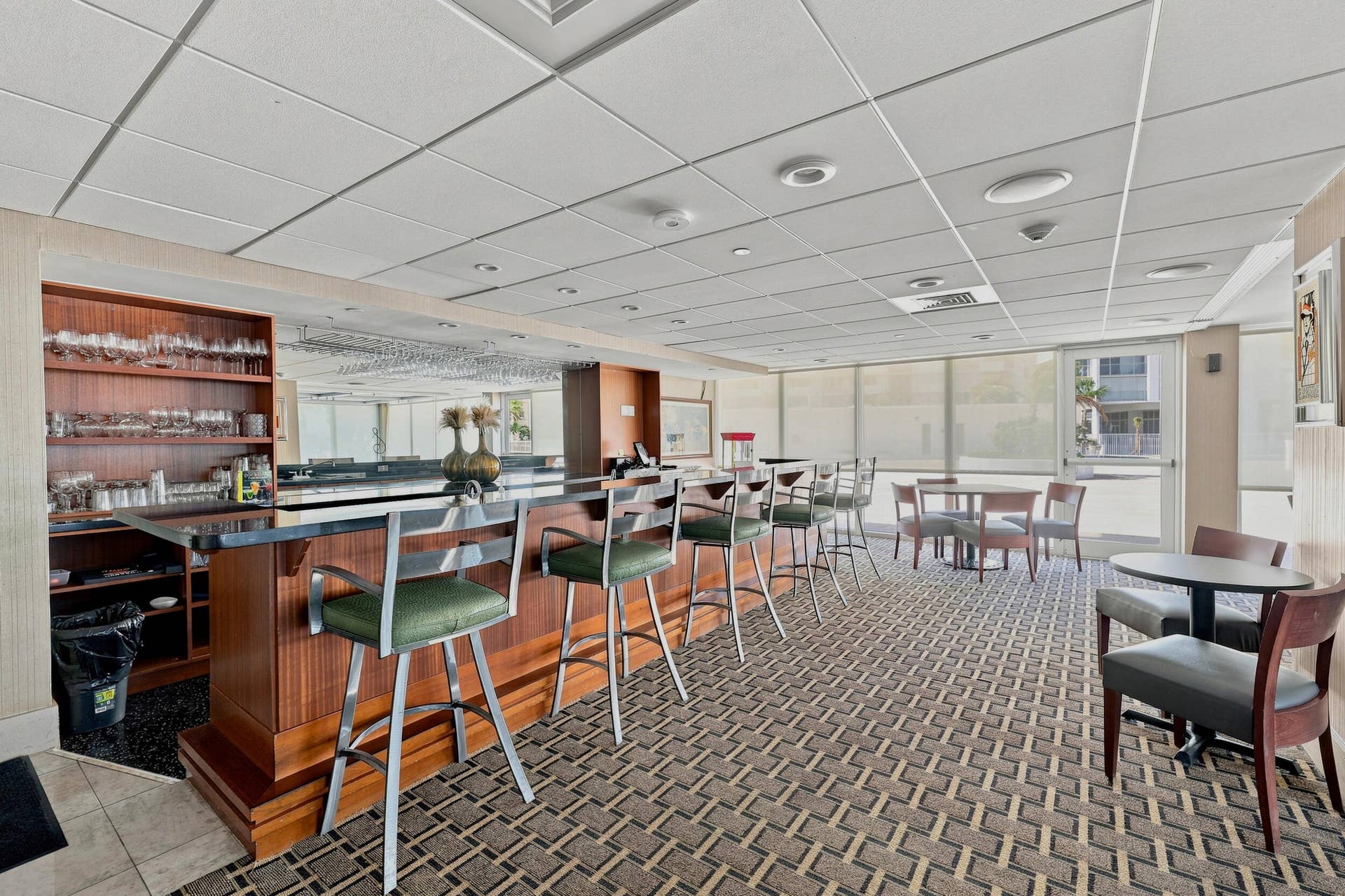 3900 N Ocean Drive, #4B, Lauderdale By The Sea, FL 33308 Bar downstairs on ground floor