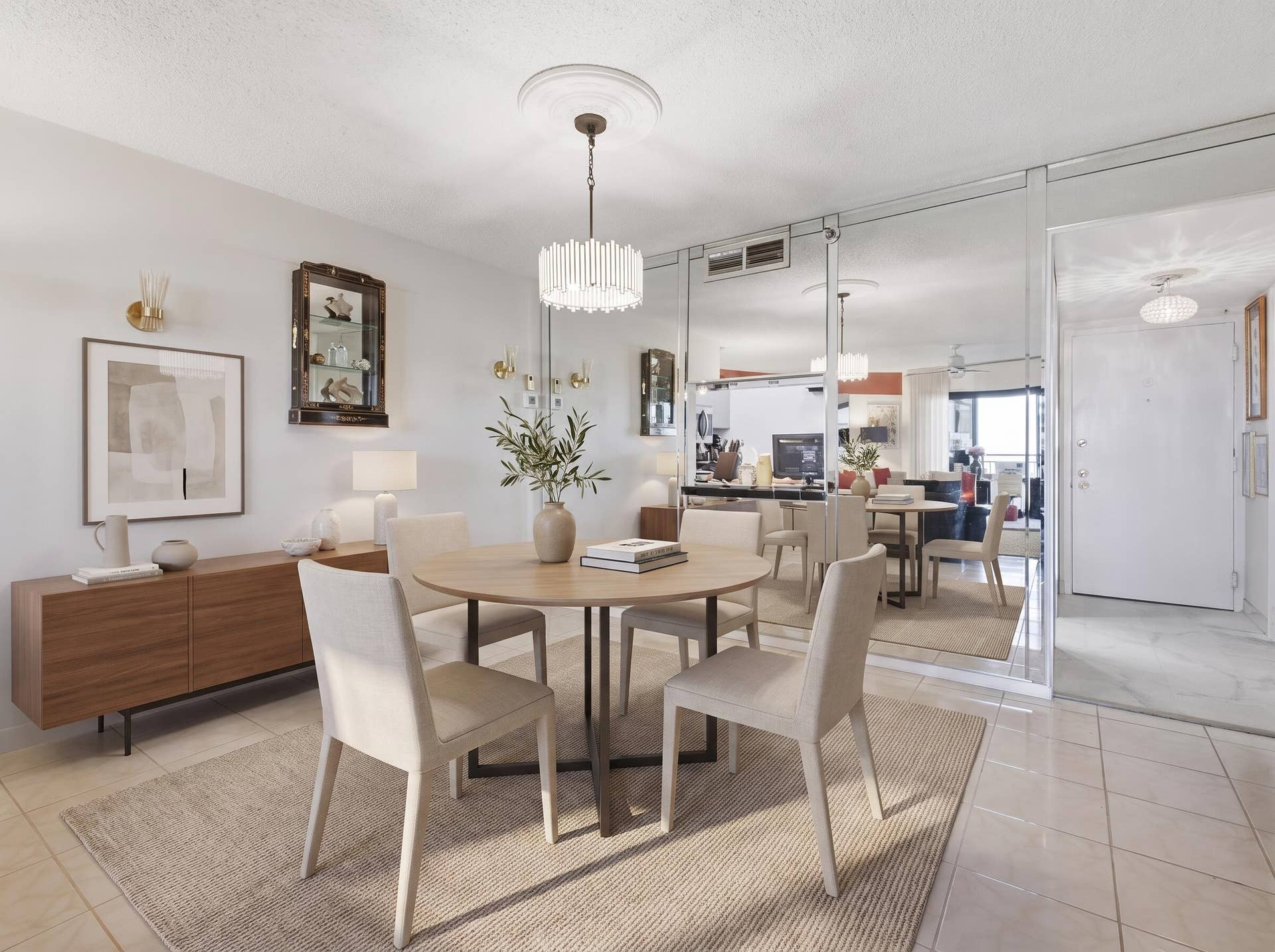 virtually staged to show potential