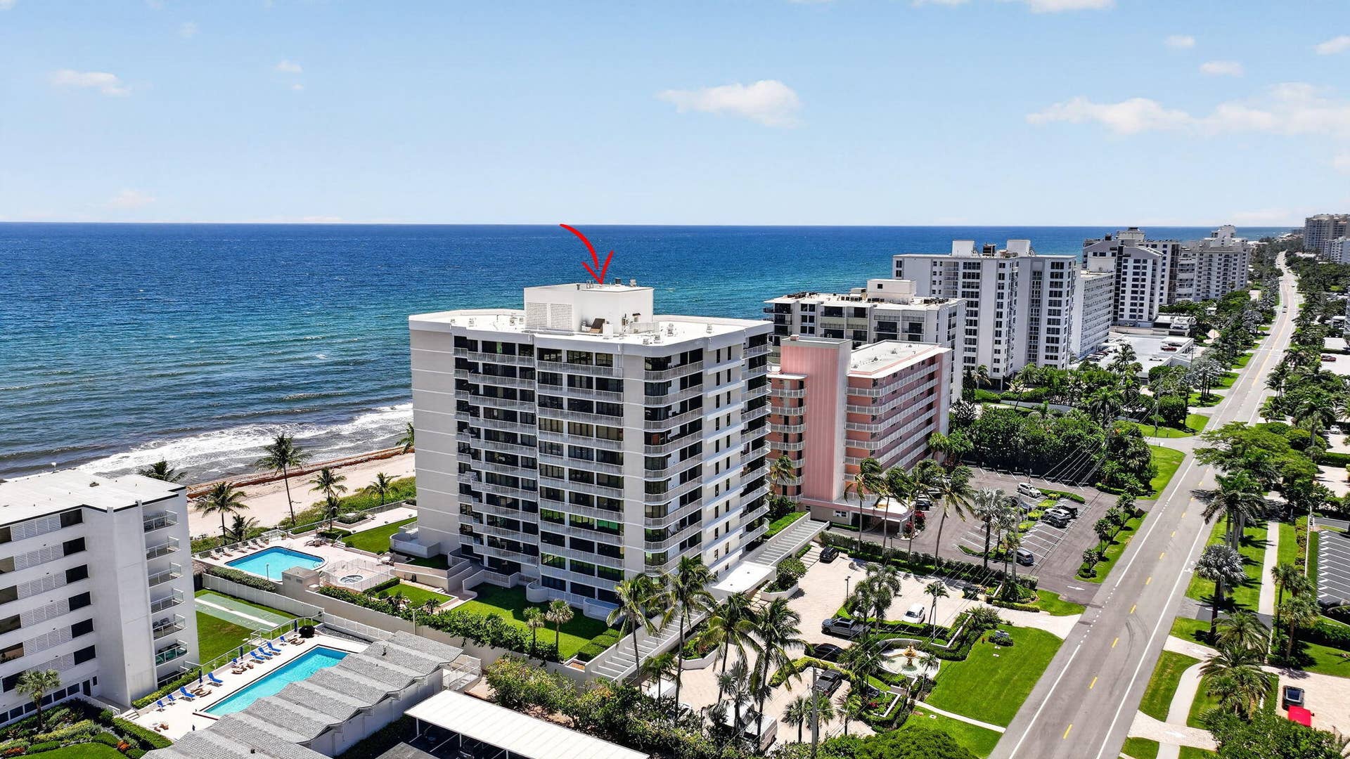 2917 S Ocean Boulevard, #401, Highland Beach, FL 33487 401 Aerial
