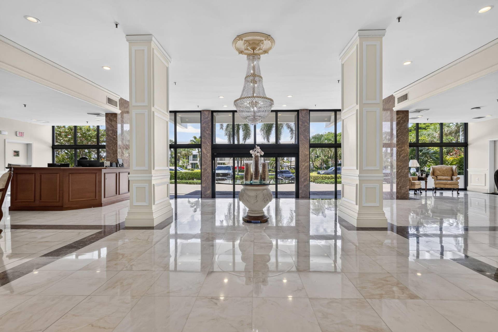 2917 S Ocean Boulevard, #401, Highland Beach, FL 33487 Trafalgar Lobby