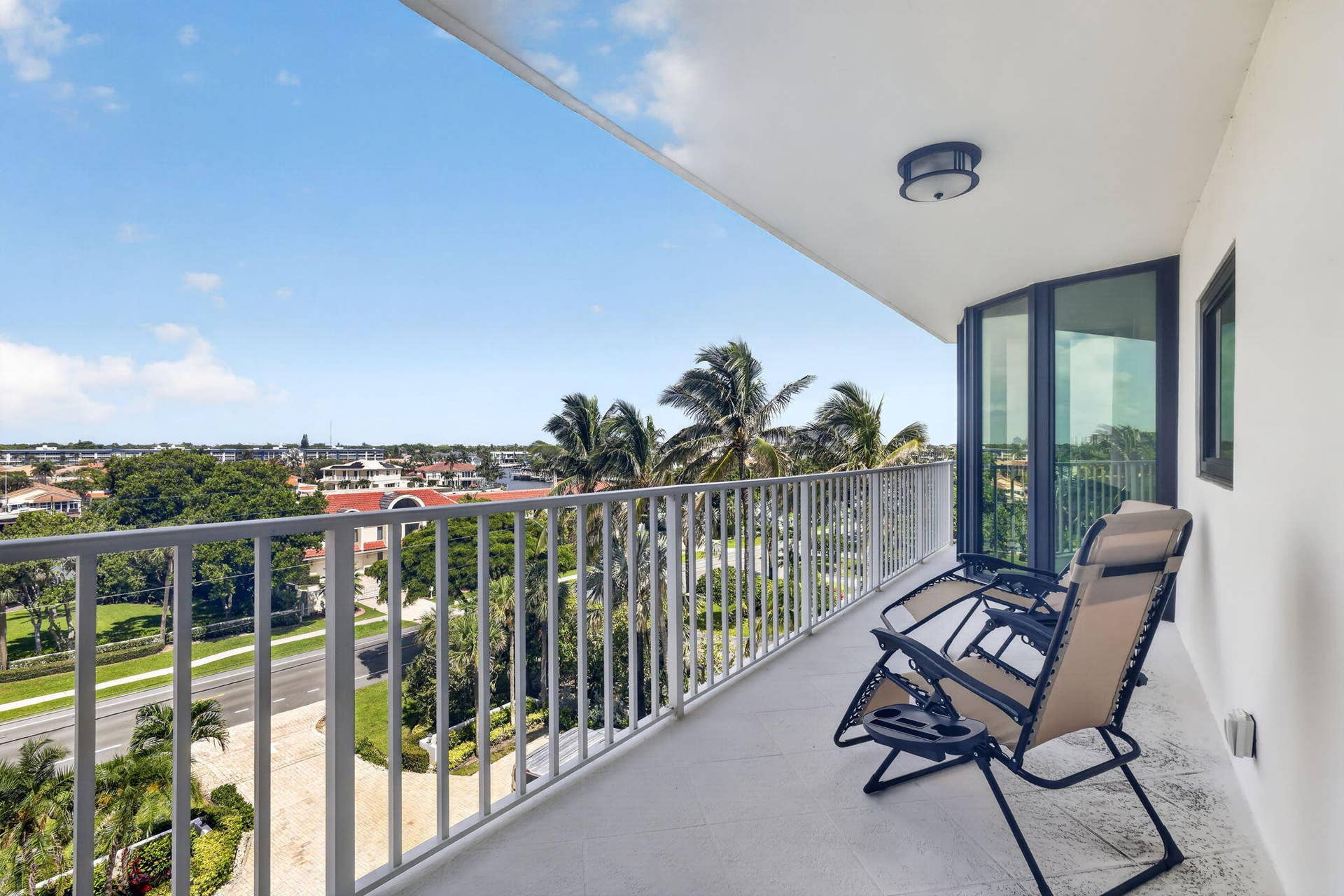 2917 S Ocean Boulevard, #401, Highland Beach, FL 33487 View of Intracoastal from Balcony 2