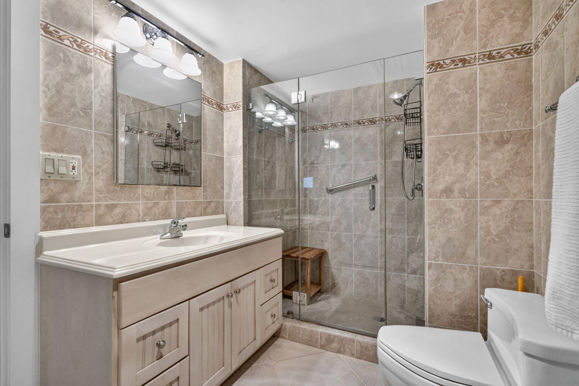 2917 S Ocean Boulevard, #401, Highland Beach, FL 33487 MBR Vanity & Showerr