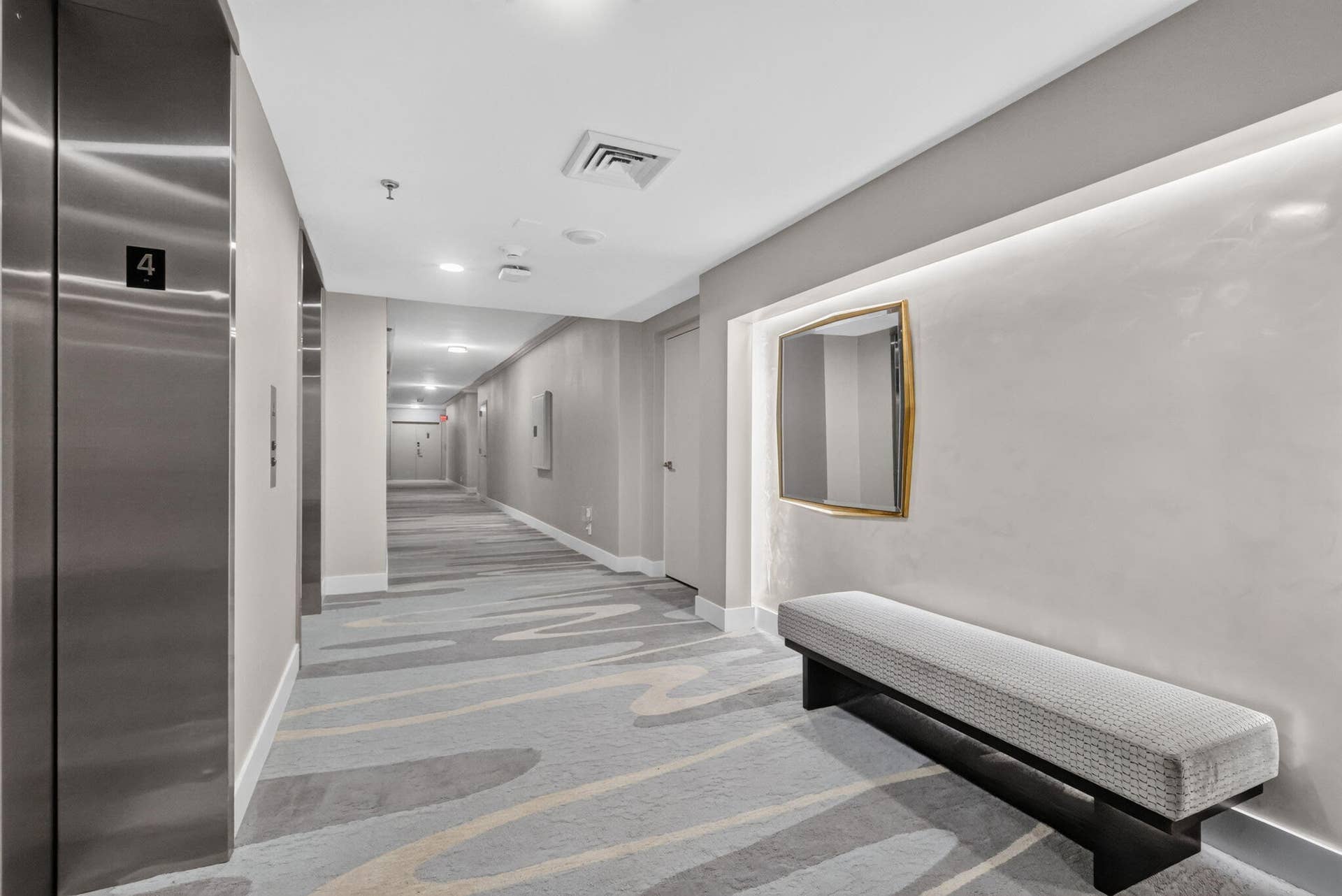 2917 S Ocean Boulevard, #401, Highland Beach, FL 33487 New Hallways & Carpeting