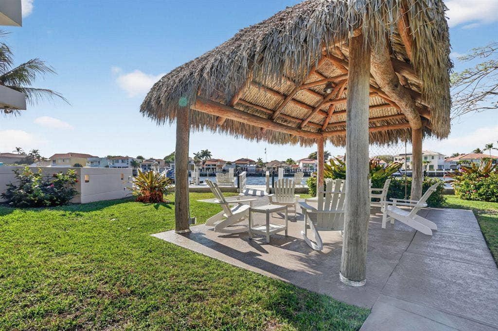 2917 S Ocean Boulevard, #401, Highland Beach, FL 33487 Tiki Hut on Intracoastal Side