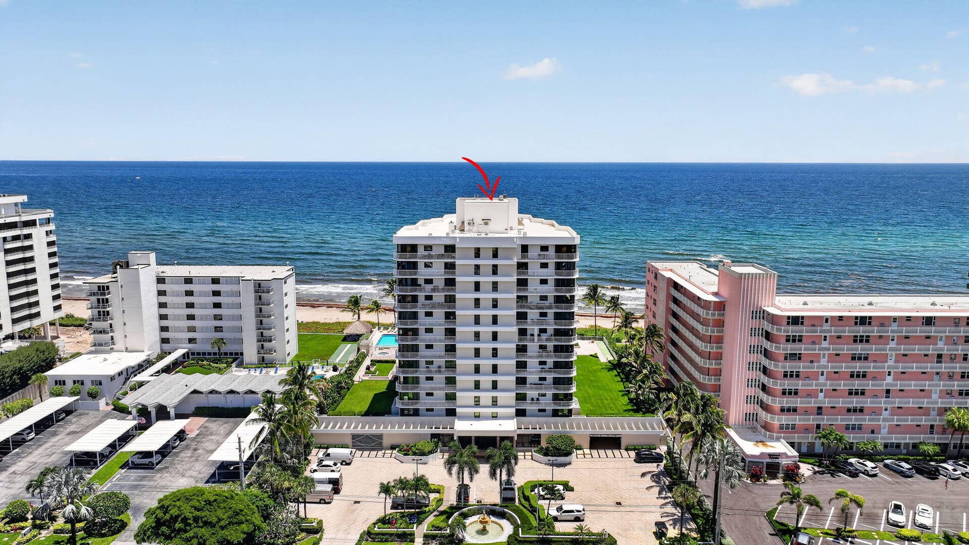 2917 S Ocean Boulevard, #401, Highland Beach, FL 33487 Trafalgar Aerial