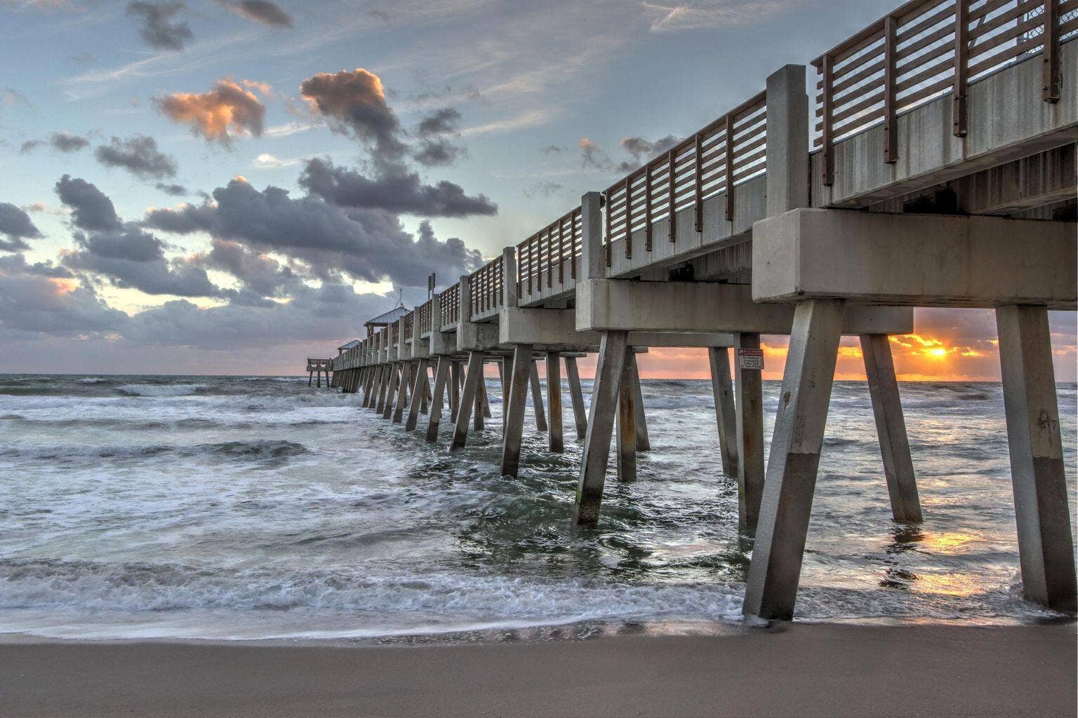 Juno Pier at Sunrise